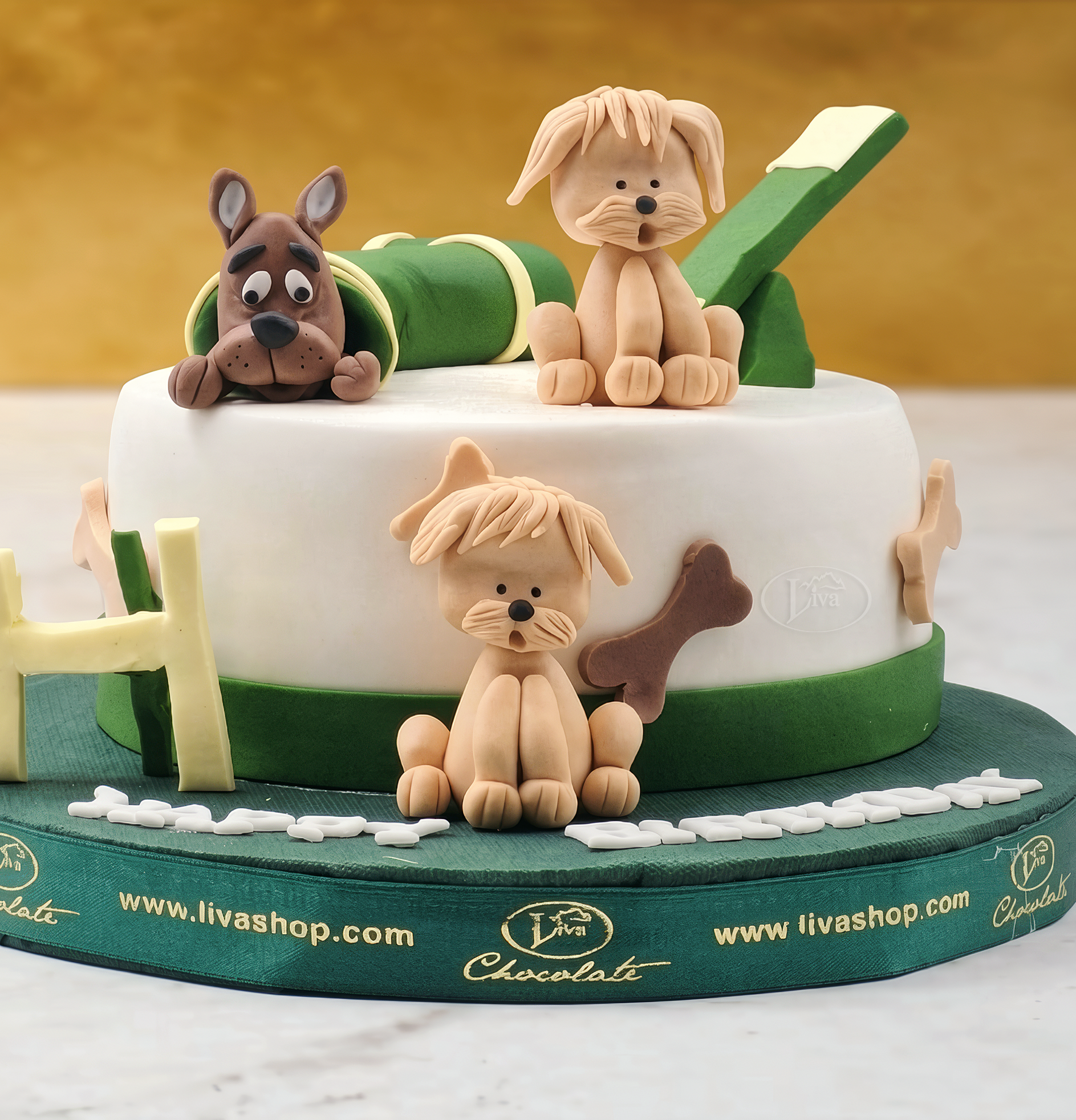 Sevimli Köpek Yavruları Özel Pasta