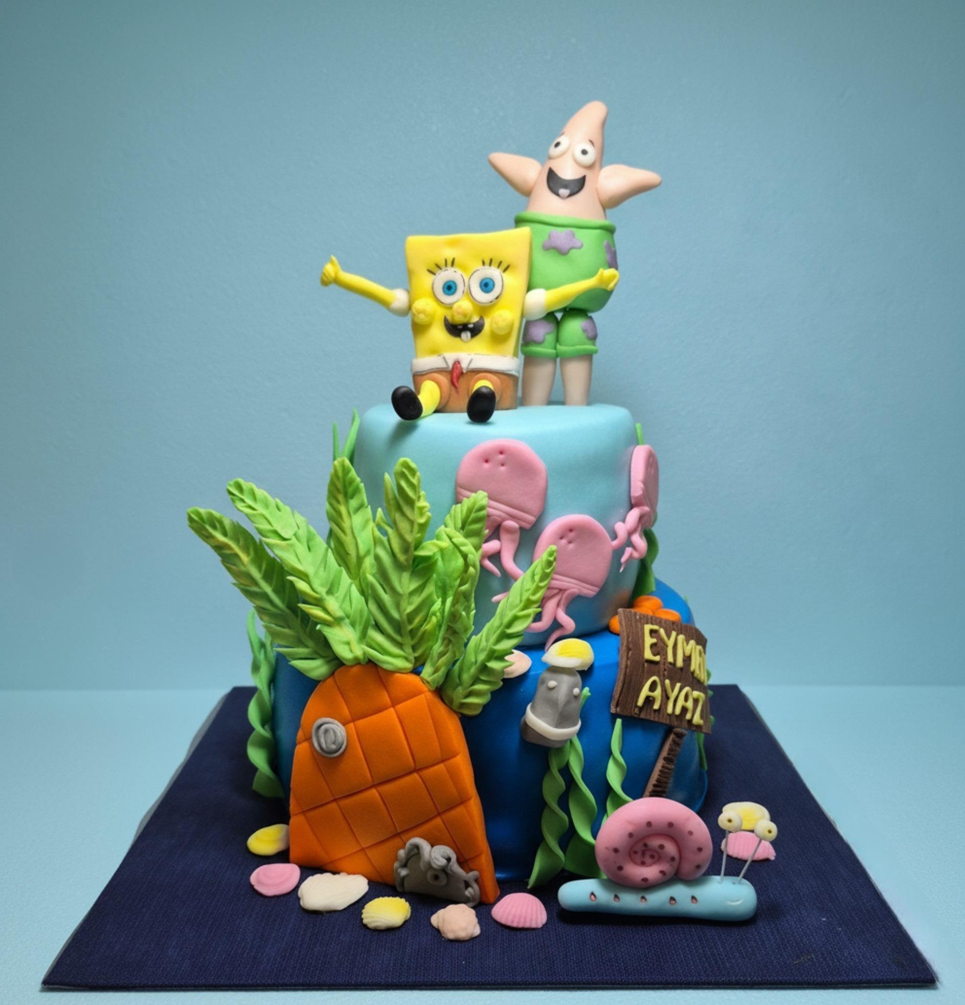 Su Altı Eğlencesi Özel Pasta