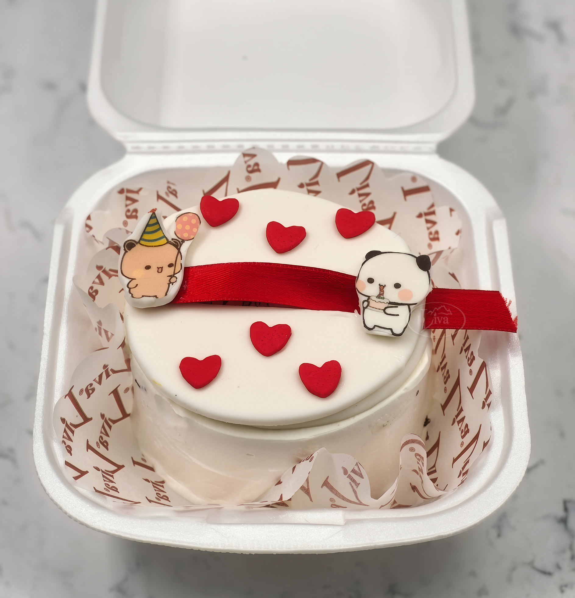 Sürgülü Happy Birthday Bento Yazılı Adet Pasta