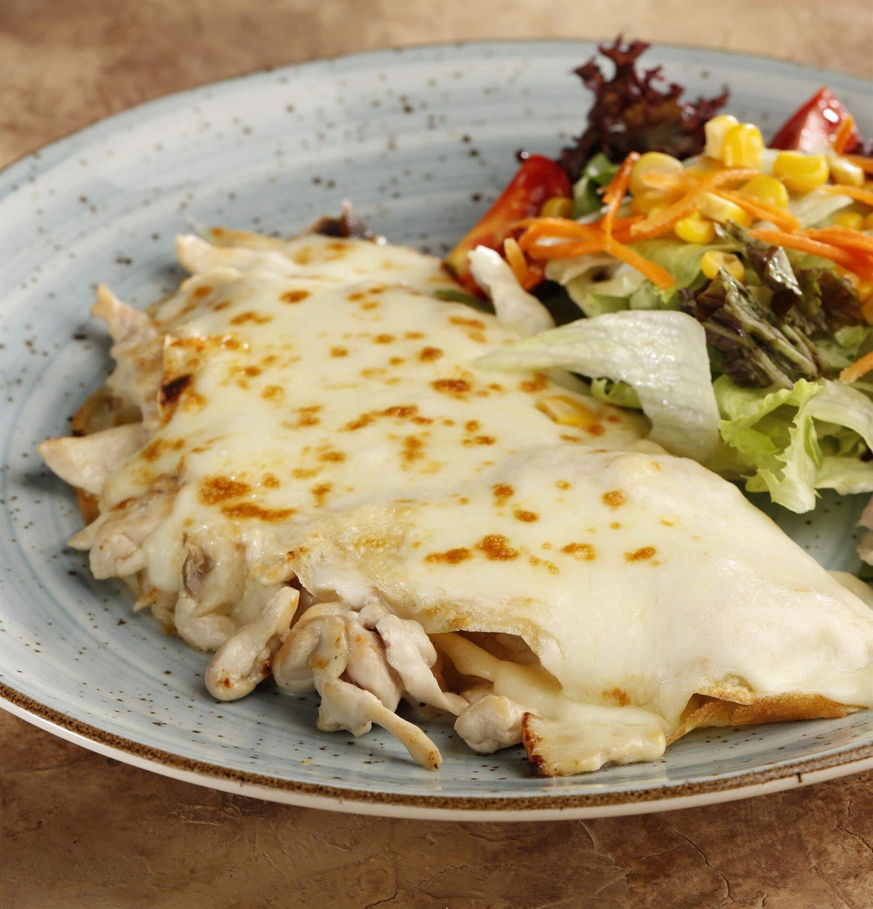 Tavuklu Mantarlı Krep
