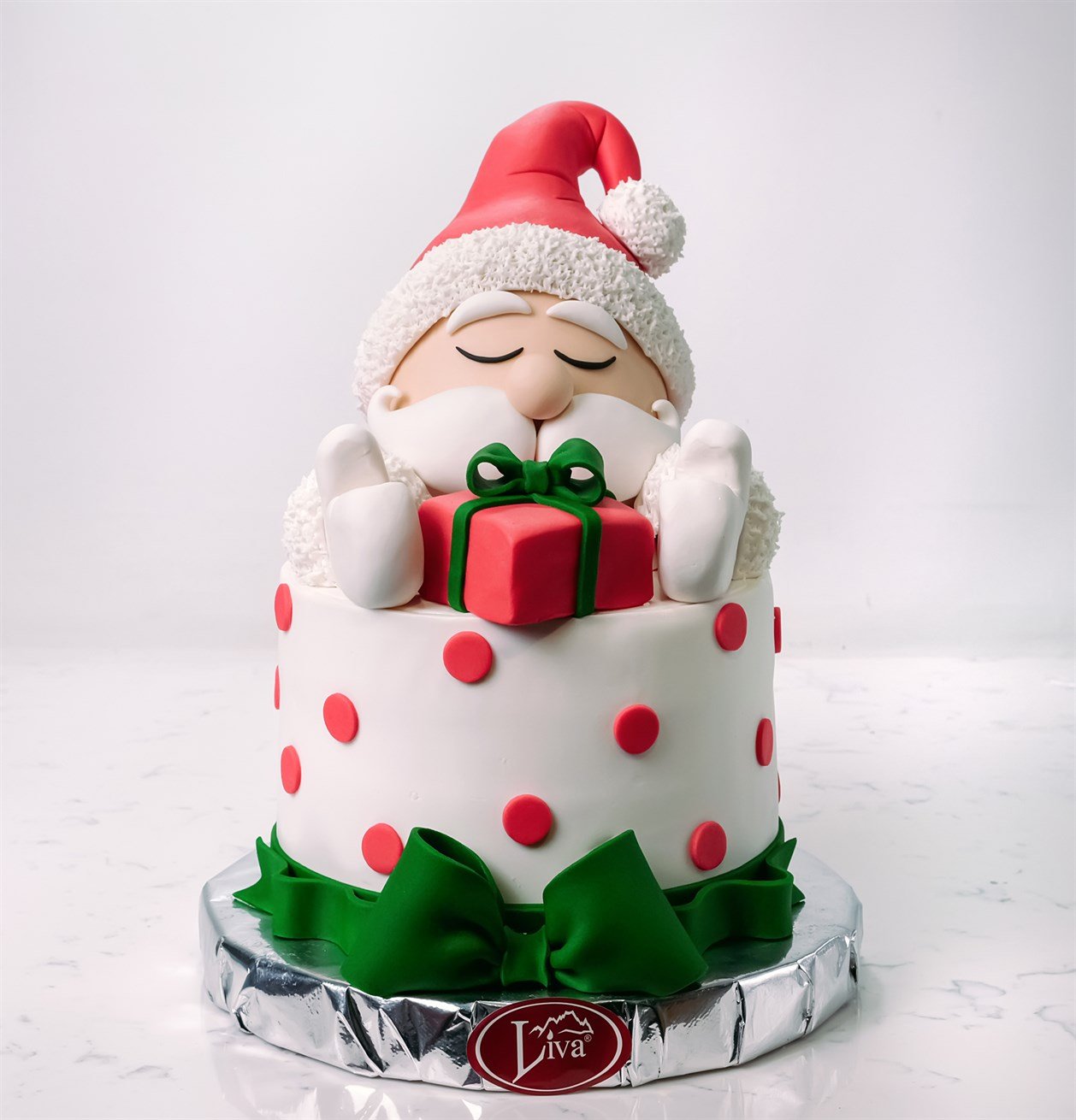 Yılbaşı Uyuyan Noel Baba Özel Pasta