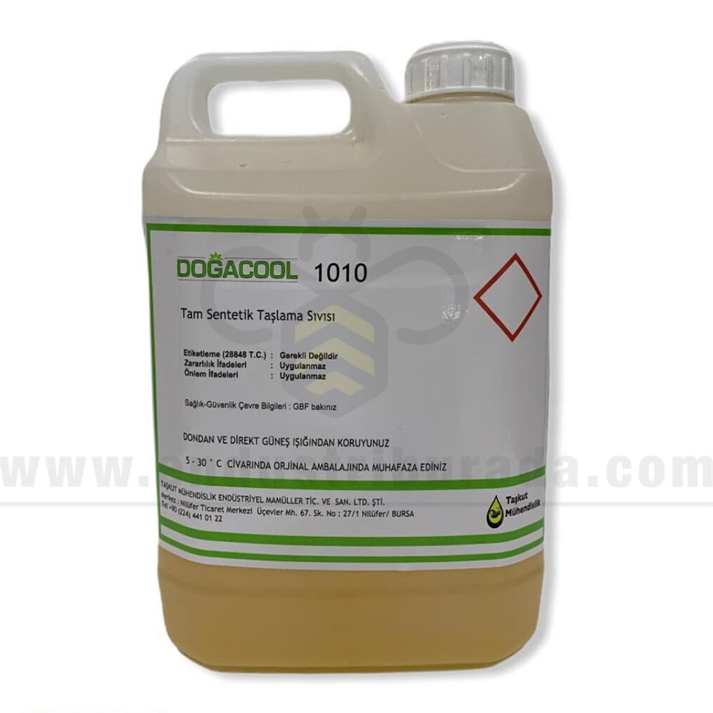 Doğacool 1010 Tam Sentetik Taşlama Sıvısı 5lt bidon