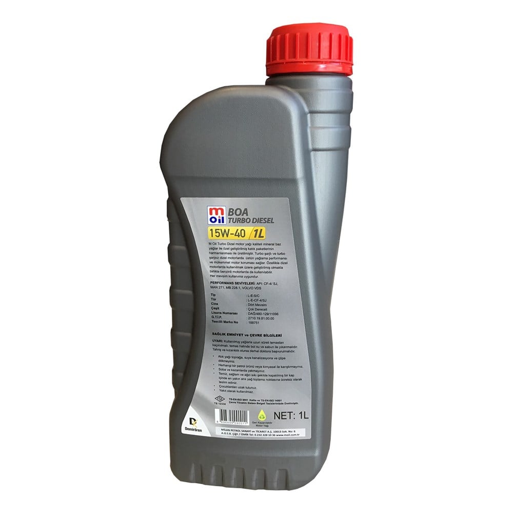 Moil Boa Turbo Diesel  15W-40 1 lt