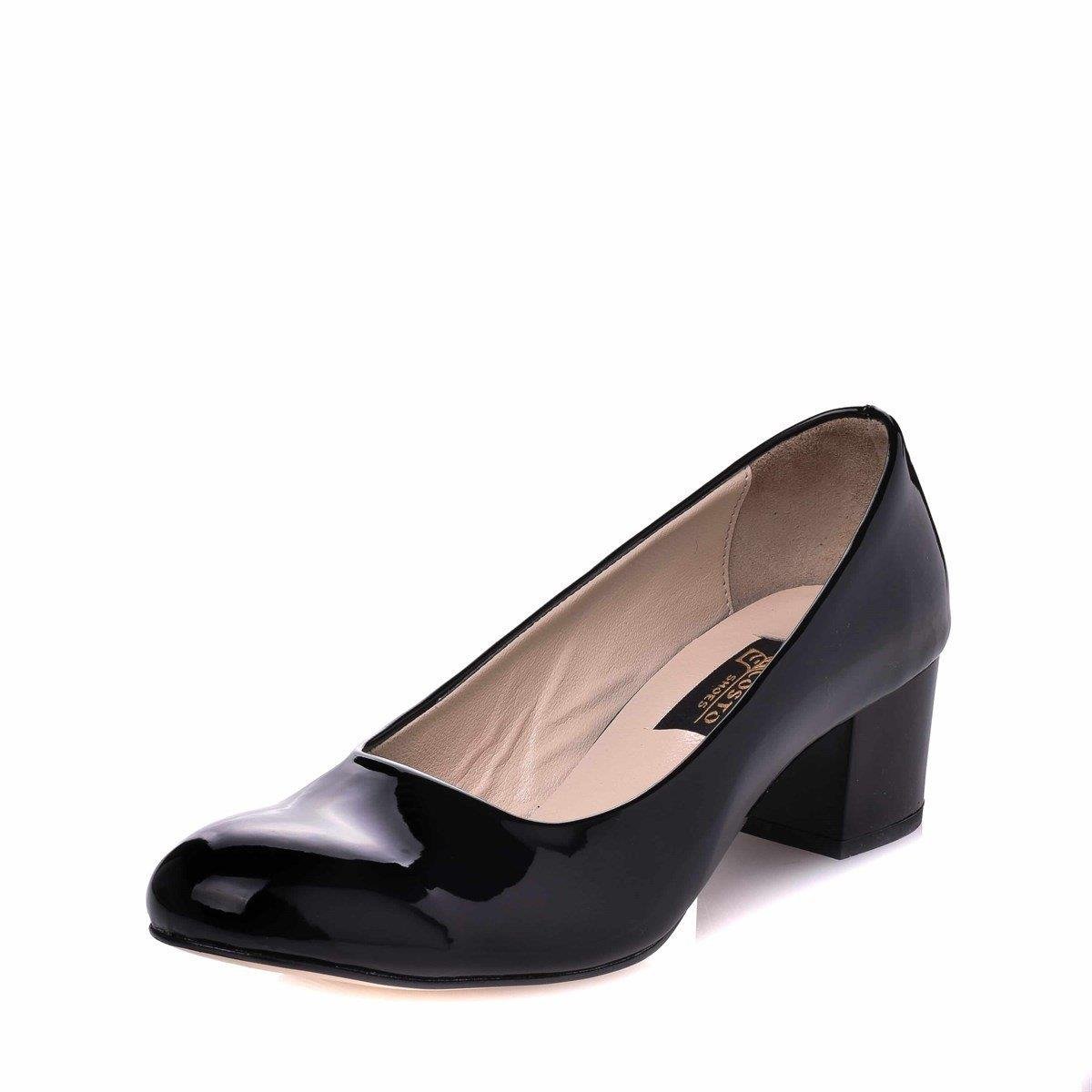 Siyah 0073, iriadam, 40 41 42 43 44 numara kadın kısa topuk ayakkabı, büyük numara topuklu uygun fiyat kadın ayakkabı, büyük numara kadın 5 pont kısa topuk günlük ayakkabı, büyük beden geniş kalıp kaliteli kadın bayan topuklu ayakkabı,