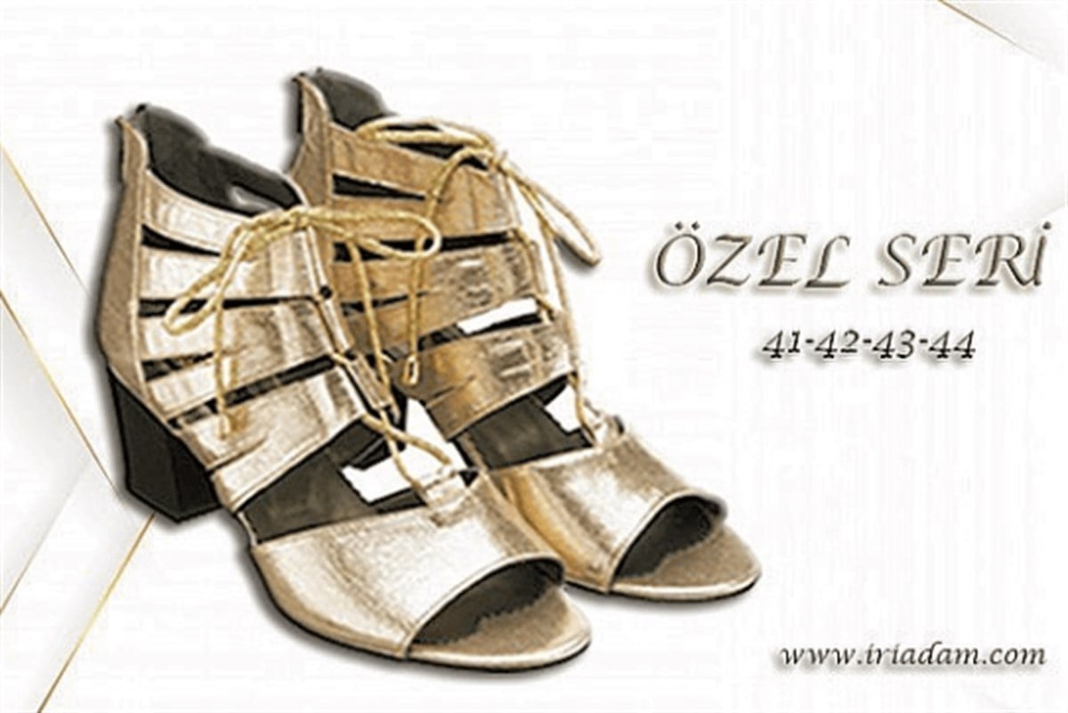 45 Numara 46 numara 47 Numara 48 numara 49 numara 50 numara Abiye Büyük Numara Kadın Ayakkabı ND1710 Dore
