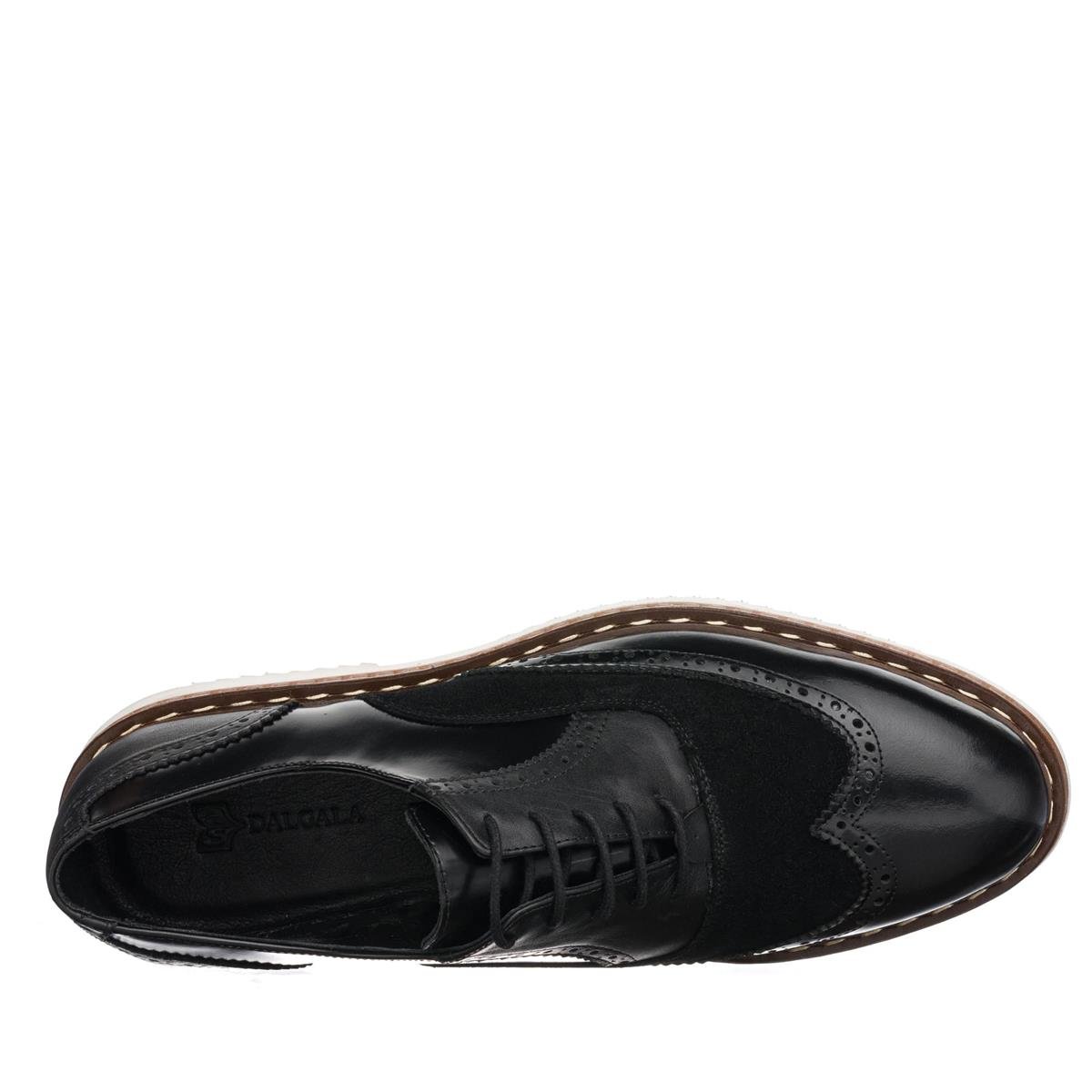 45 Numara 46 numara 47 Numara 48 numara 49 numara 50 numara Büyük Numara Erkek Deri Casual Ayakkabı - ALP23 siyah