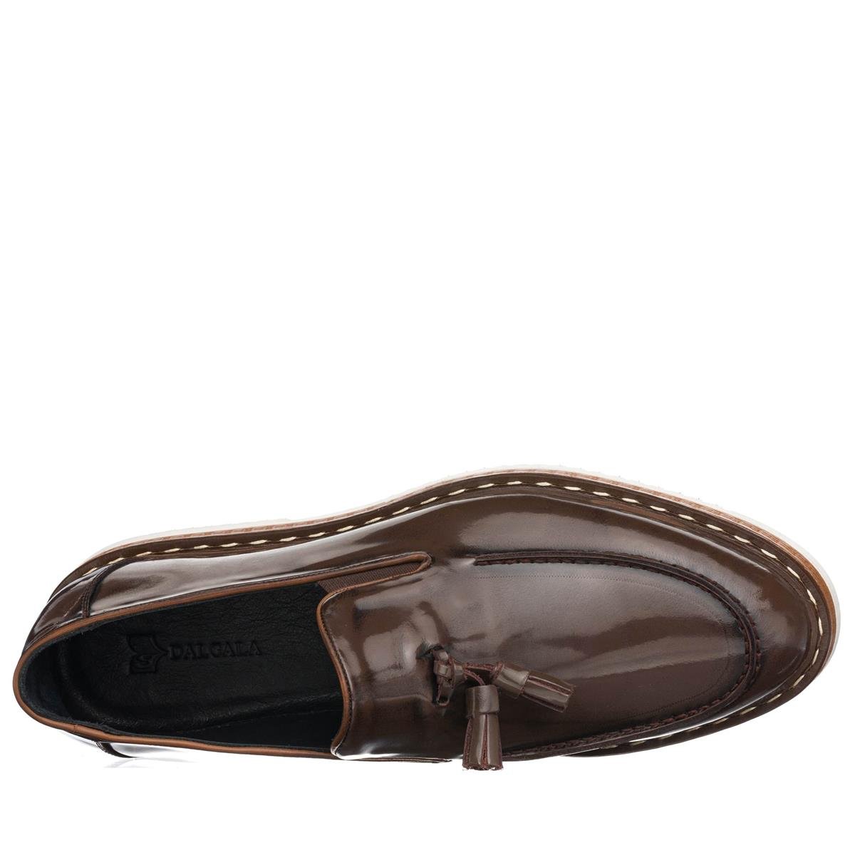 45 Numara 46 numara 47 Numara 48 numara 49 numara 50 numara Büyük Numara Erkek Üst Kalite Deri Ayakkabı - ALP76 Kahve Açma