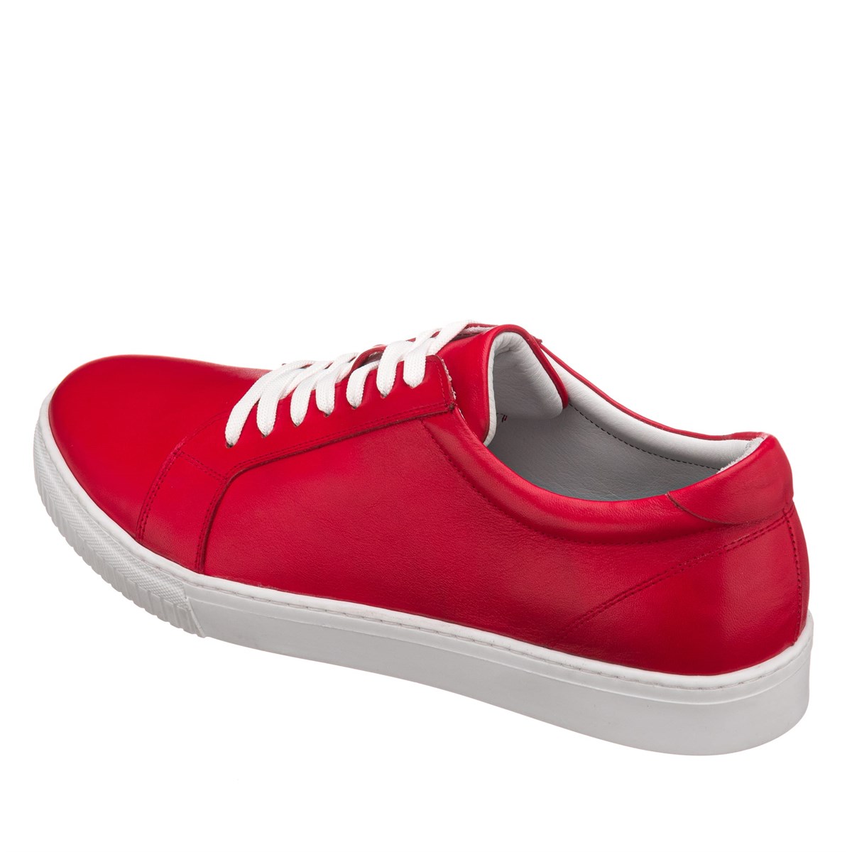 Kırmızı228, iriadam, 45 46 47 48 49 50 numara erkek spor deri ayakkabı, spor ayakkabı, büyük numara erkek spor, büyük beden geniş kalıp kaliteli deri spor ayakkabı, uygun fiyat