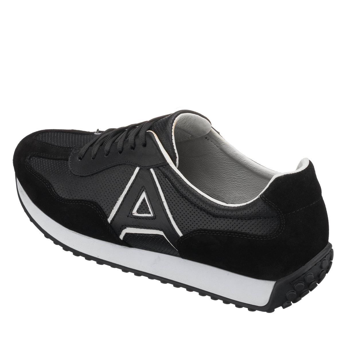 45 Numara 46 numara 47 Numara 48 numara 49 numara 50 numara Büyük Numara Erkek Spor Ayakkabı - GG18 Siyah