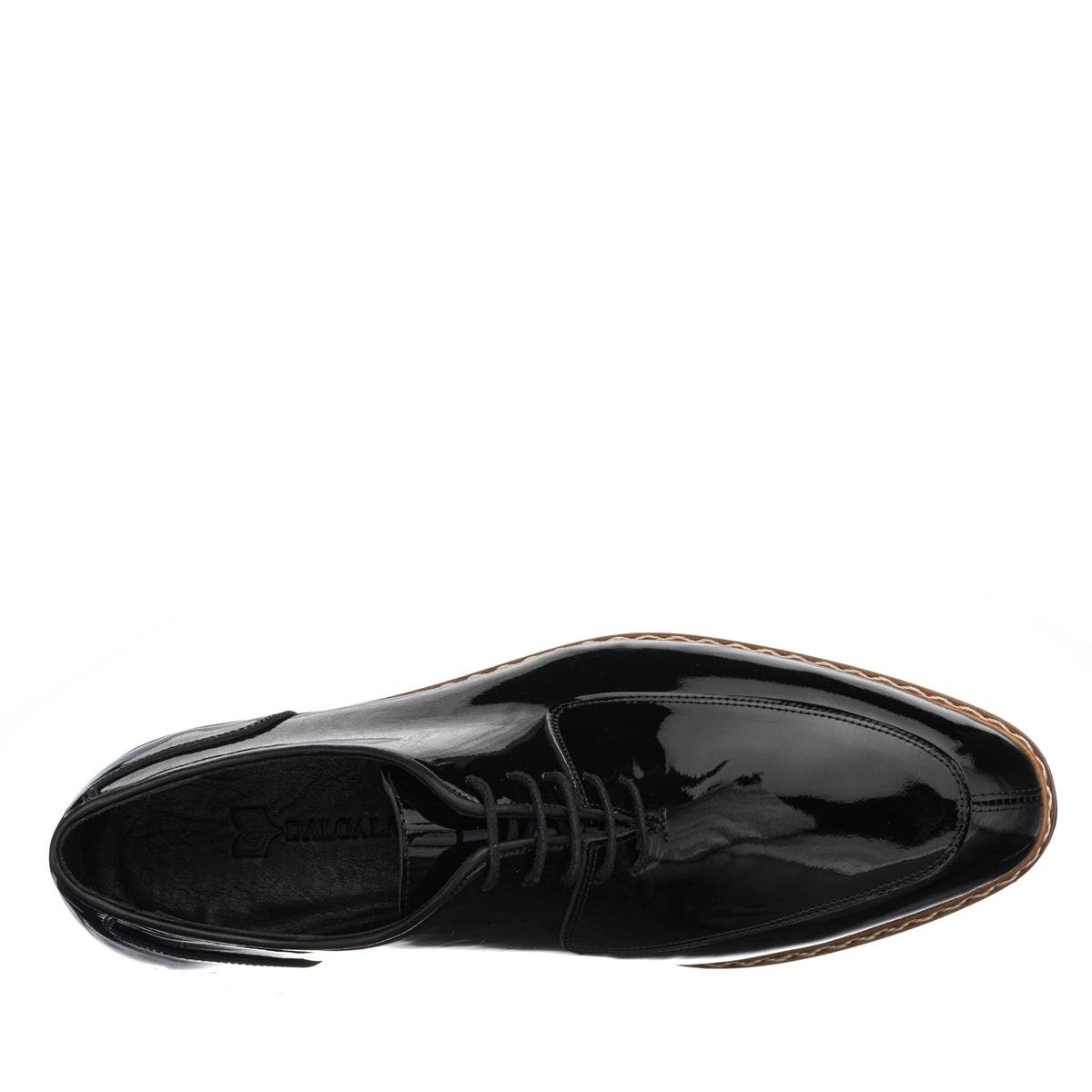 45 Numara 46 numara 47 Numara 48 numara 49 numara 50 numara Büyük Numara Klasik Smokin Ayakkabısı - GS1905 Siyah Rugan