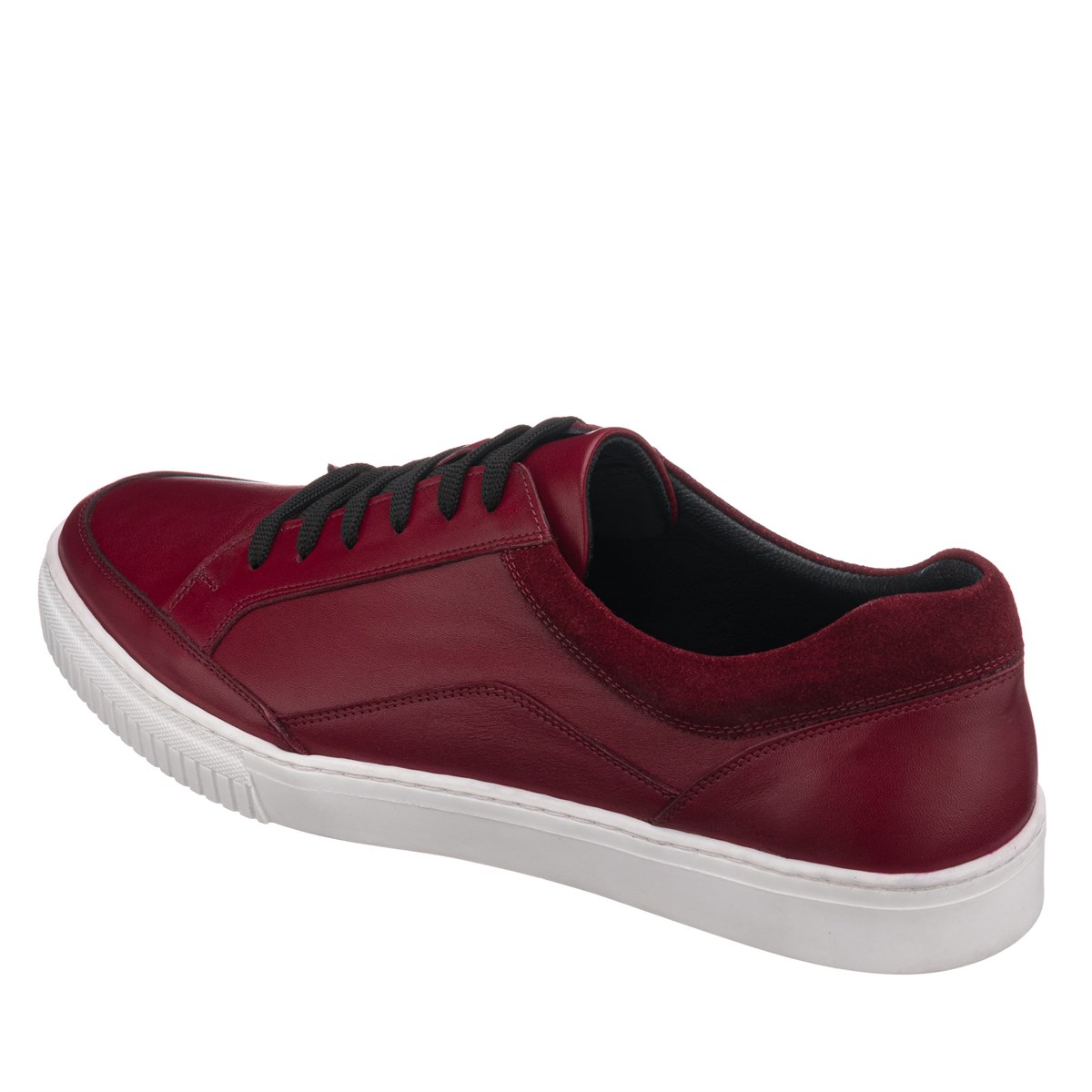 Bordo Deri106, iriadam, 45 46 47 48 49 50 numara erkek spor deri ayakkabı, spor ayakkabı, büyük numara erkek spor, büyük beden geniş kalıp kaliteli deri spor ayakkabı, uygun fiyat