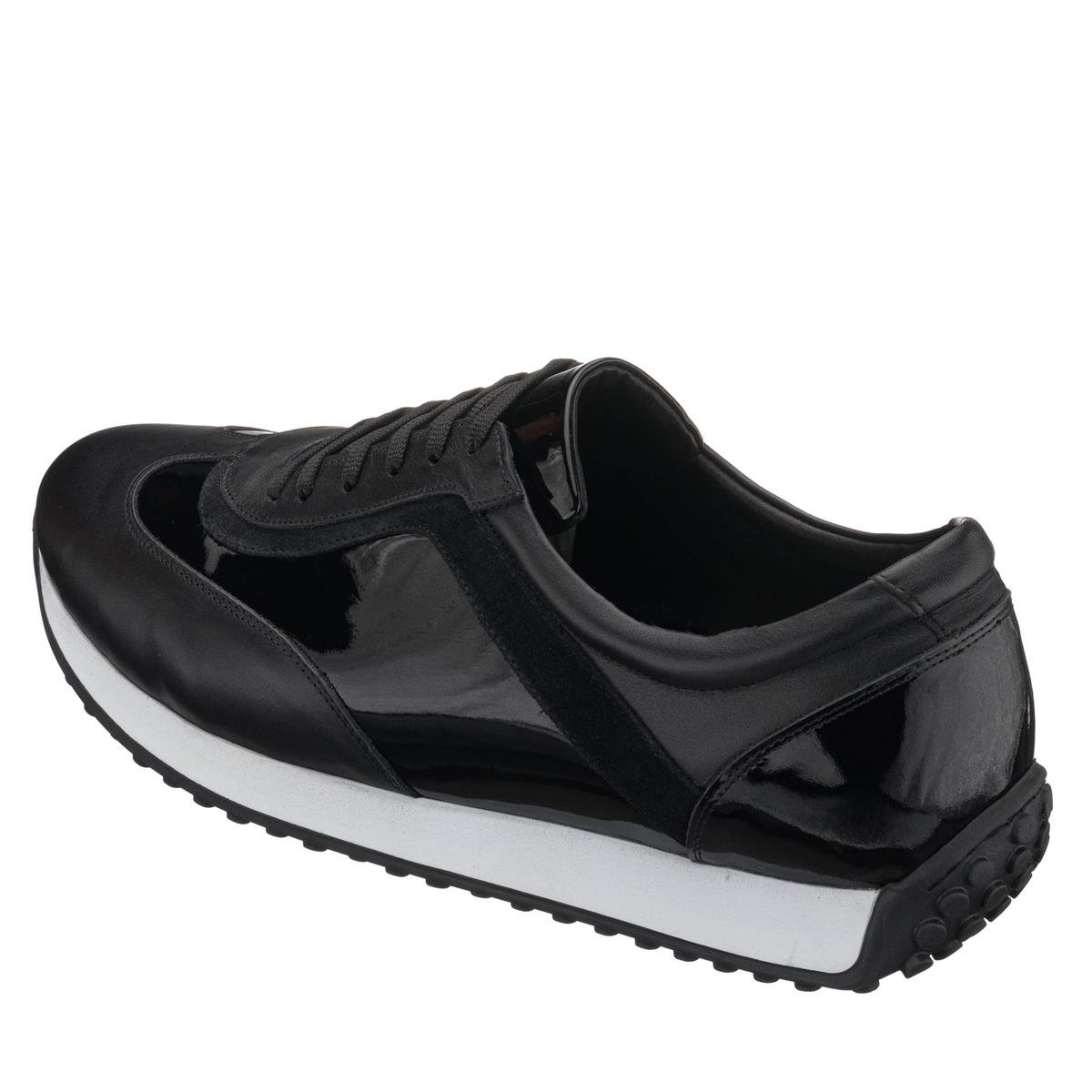 Siyah Deri97, iriadam, 45 46 47 48 49 50 numara erkek spor deri ayakkabı, spor ayakkabı, büyük numara erkek spor, büyük beden geniş kalıp kaliteli deri spor ayakkabı, uygun fiyat