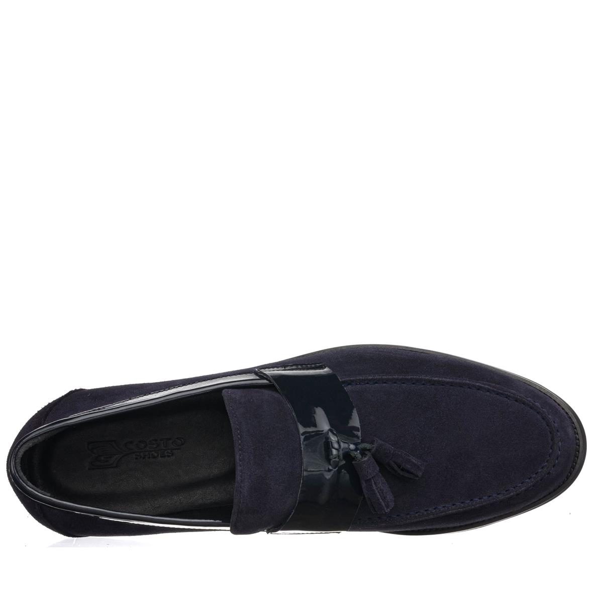 45 Numara 46 numara 47 Numara 48 numara 49 numara 50 numara Büyük Numara Loofer Ayakkabı - Kd0696 Lacivert