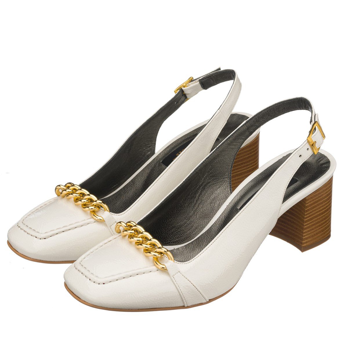 45 Numara 46 numara 47 Numara 48 numara 49 numara 50 numara Kısa Topuklu Büyük Numara Kadın Stiletto LTF00161 Beyaz