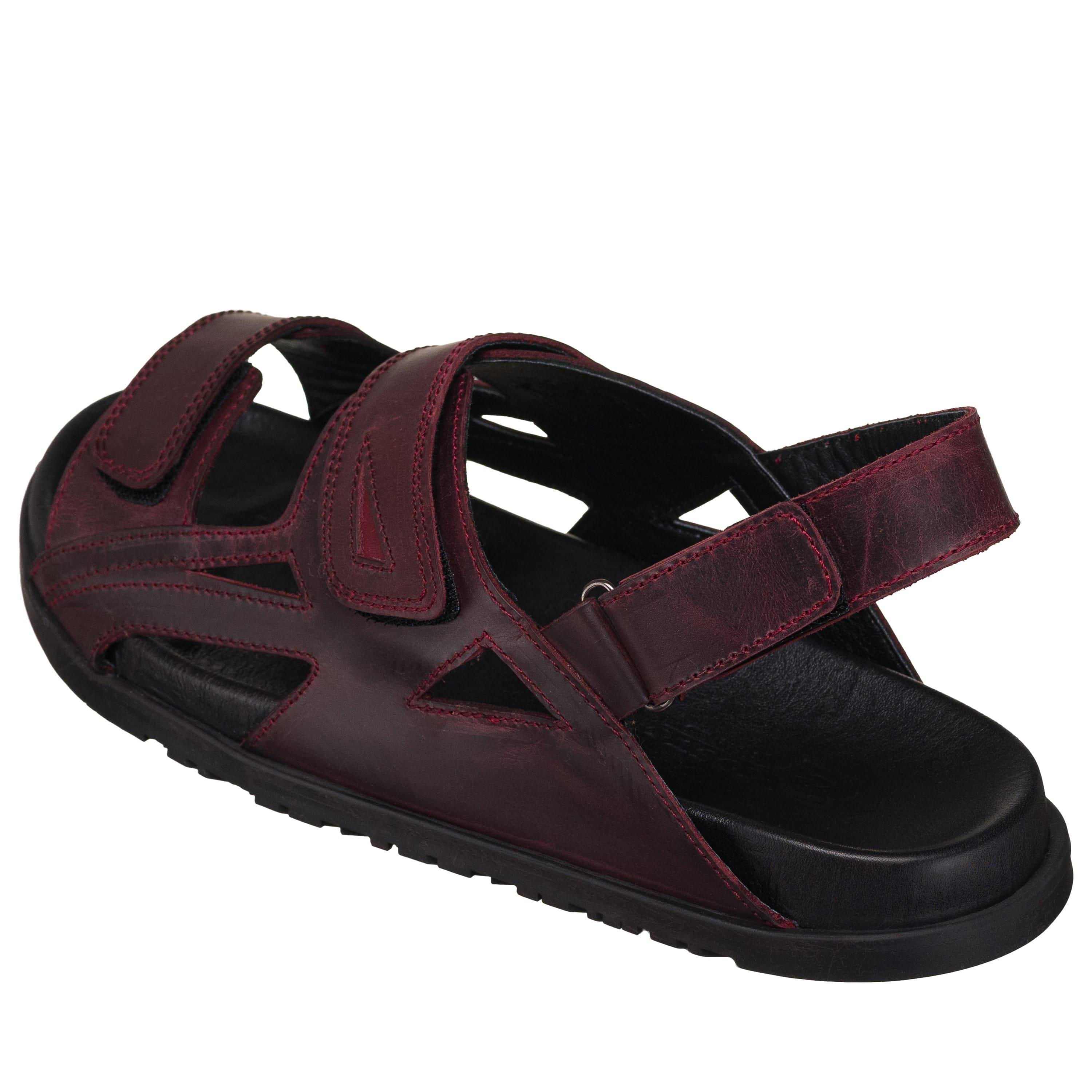 Bordo Deri, 404, iriadam, 45 46 47 48 49 50 numara erkek yazlık terlik sandalet deri ayakkabı, büyük beden sandalet terlik yazlık ayakkabı, büyük numara sandalet terlik gündelik yazlık ayakkabı, büyük beden geniş kalıp kaliteli deri ayakkabı, uygun fiyat