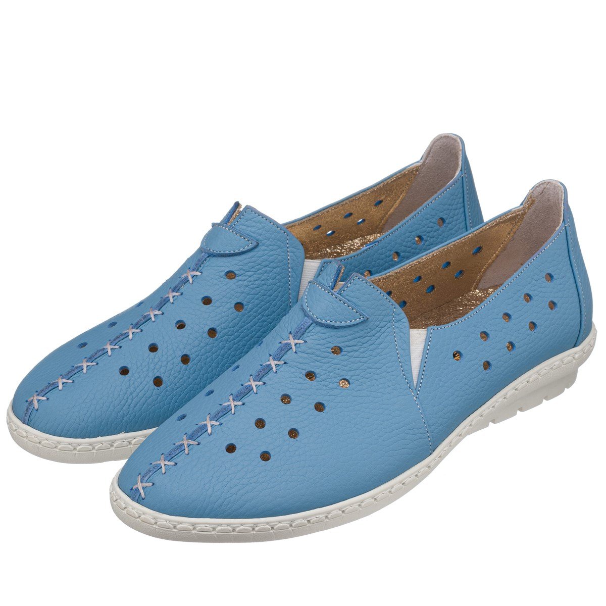 45 Numara 46 numara 47 Numara 48 numara 49 numara 50 numara Büyük Numara Kadın Ayakkabı Babet PR 2211 mavi 