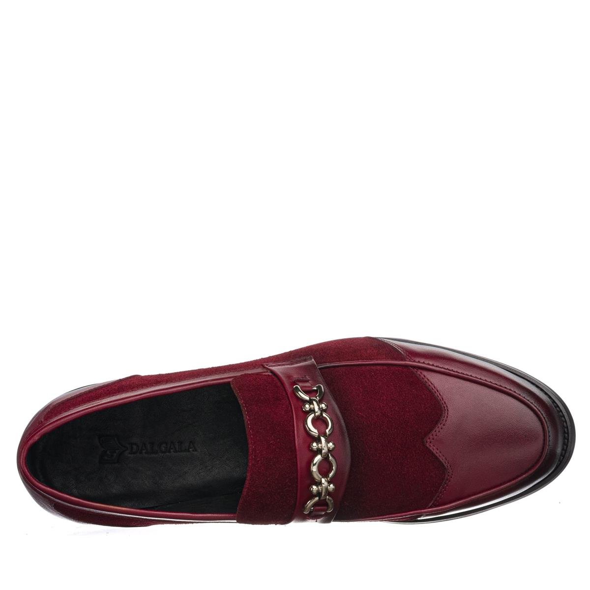 45 Numara 46 numara 47 Numara 48 numara 49 numara 50 numara Büyük Numara Erkek Klasik Ayakkabı - TR1071 Bordo