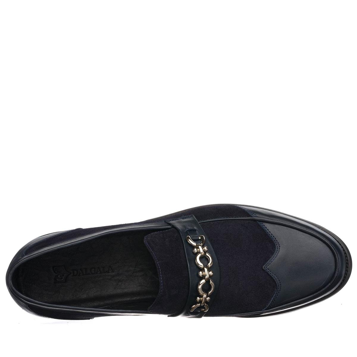 45 Numara 46 numara 47 Numara 48 numara 49 numara 50 numara Büyük Numara Erkek Deri Ayakkabı - TR1071 Lacivert