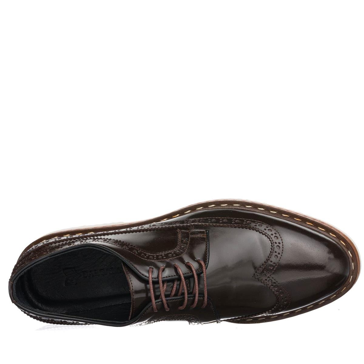 45 Numara 46 numara 47 Numara 48 numara 49 numara 50 numara Büyük Beden ve Numara Erkek Günlük Deri Ayakkabı - YKP713 Kahve Açma