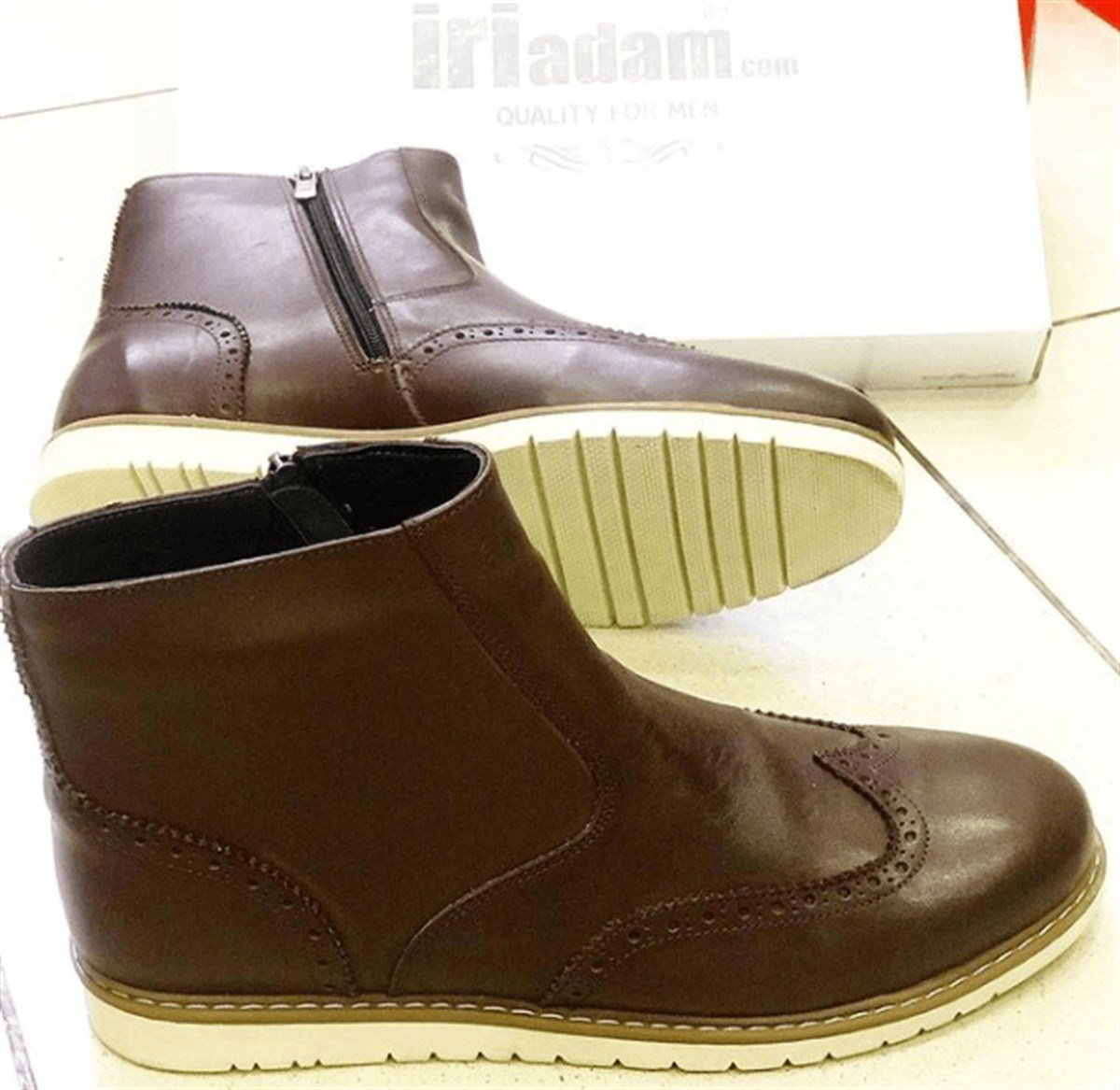 45 Numara 46 numara 47 Numara 48 numara 49 numara 50 numara Büyük Numara Erkek Bot NRN1205 Kahve