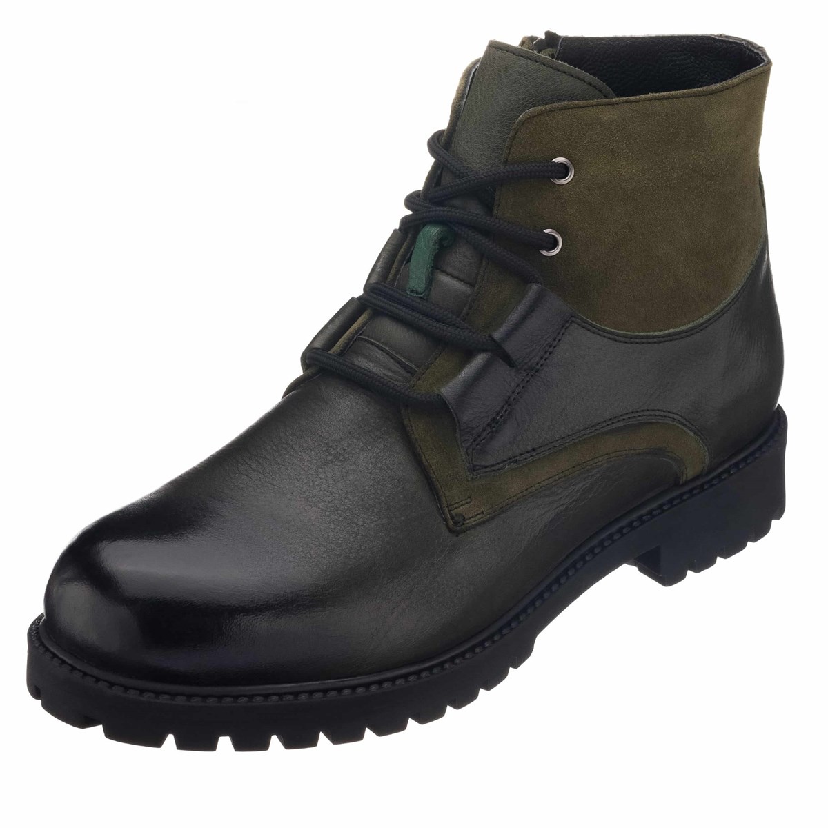 Haki Deri99, 45 46 47 48 49 50 numara erkek bot, deri kışlık ve su geçirmez büyük numara erkek bot, İriadam geniş kalıp kaliteli bot modelleri, uygun fiyat