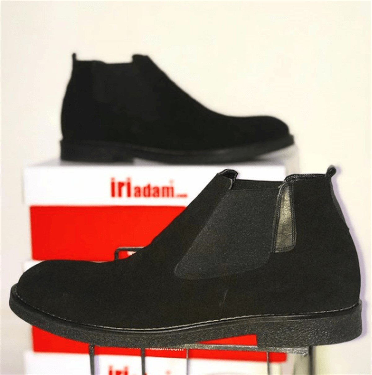 45 Numara 46 numara 47 Numara 48 numara 49 numara 50 numara Büyük Beden Erkek Deri Bot CS623 Siyah