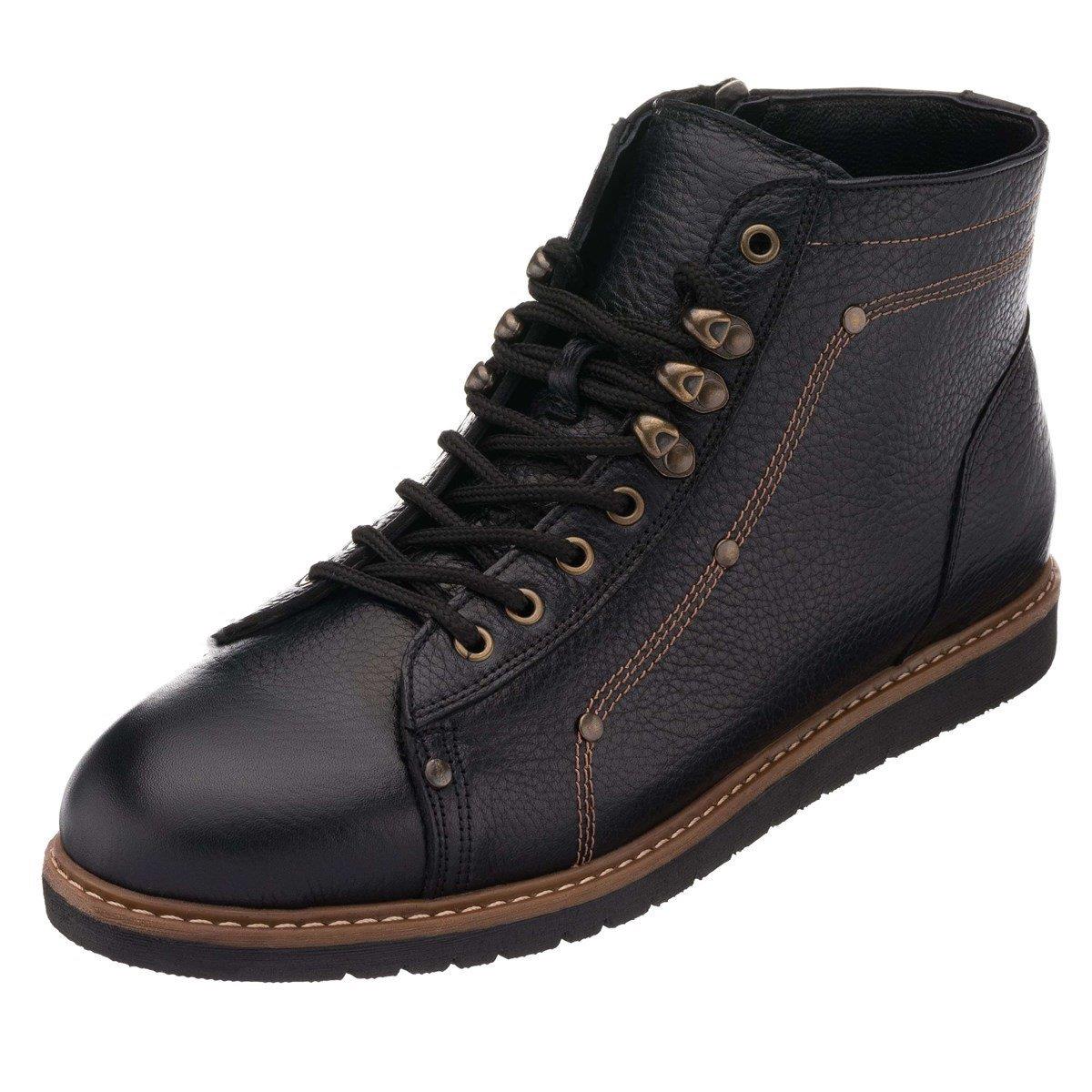 45 Numara 46 numara 47 Numara 48 numara 49 numara 50 numara büyük Beden Erkek Kışlık Bot ERN0126 Siyah