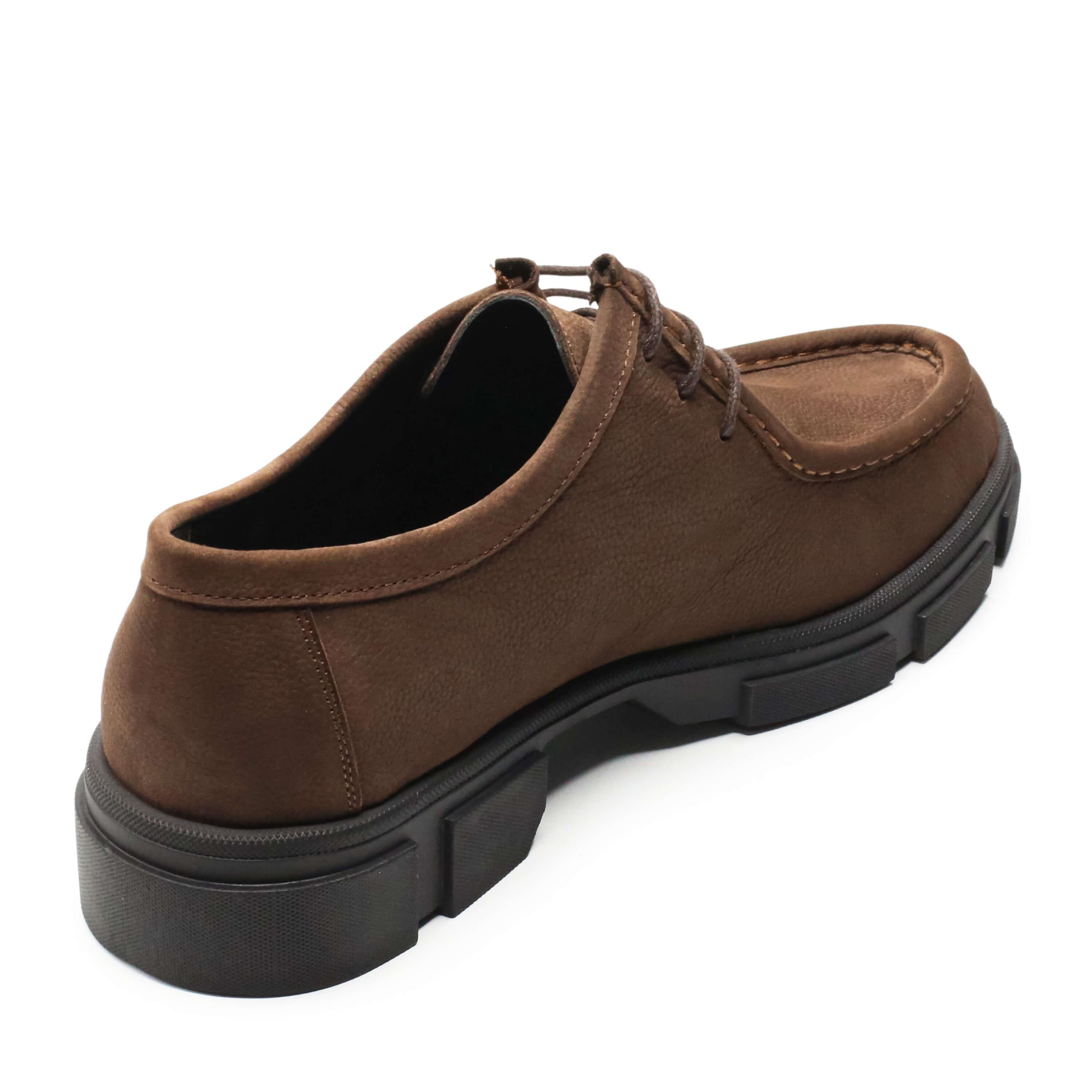 Günlük Ayakkabı  Büyük Numara Erkek 4 Mevsim Ayakkabı - PASA103 Kahve - İRİADAM.com 