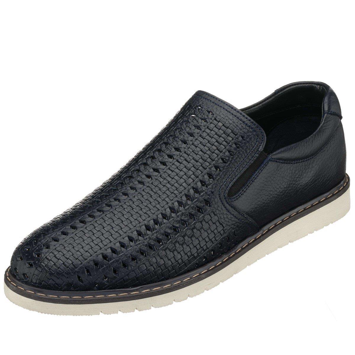 Lacivert Deri0106, iriadam, 45 46 47 48 49 50 numara erkek yazlık deri ayakkabı, büyük beden yazlık ayakkabı, büyük numara oxford casual günlük yazlık ayakkabı, büyük beden geniş kalıp kaliteli deri ayakkabı, uygun fiyat