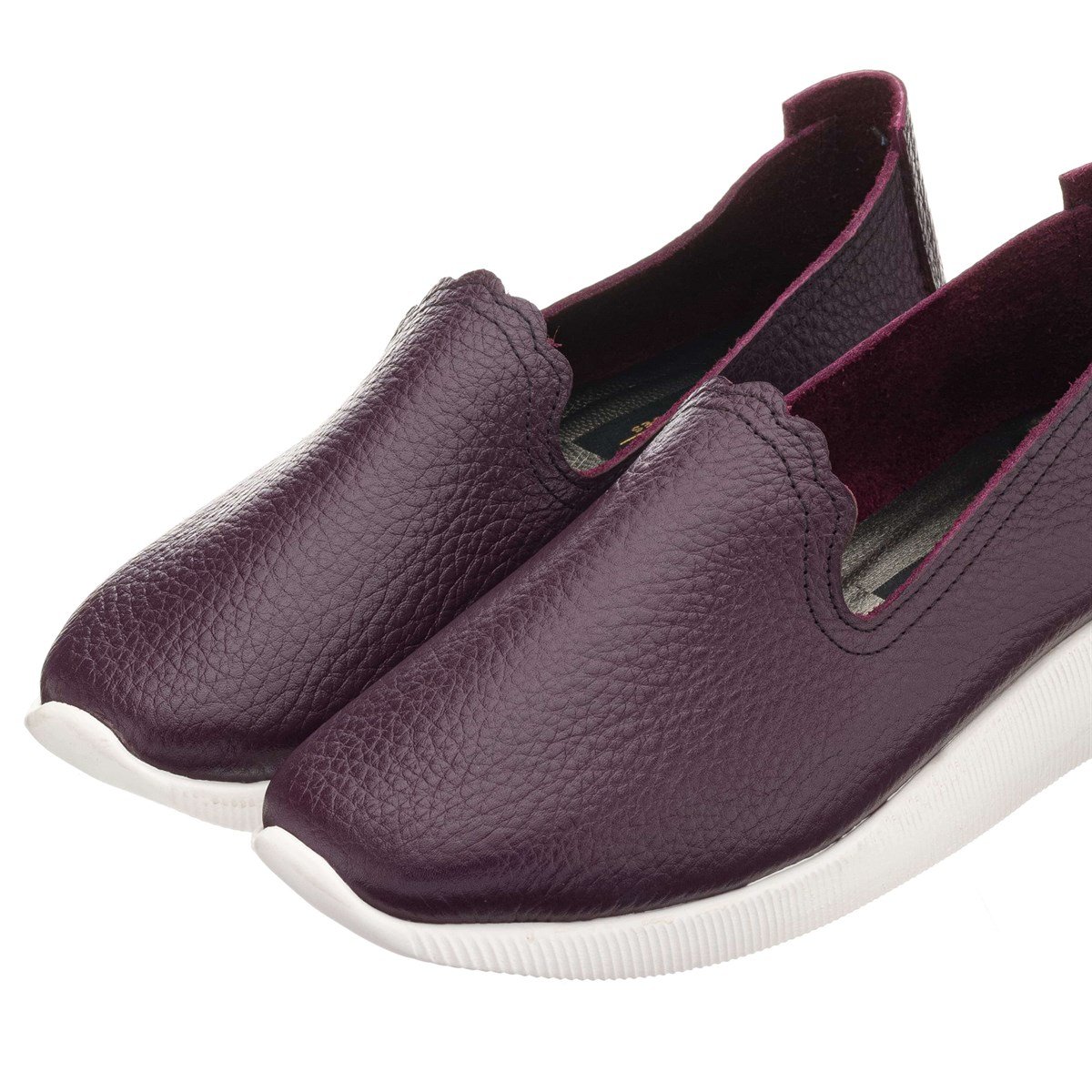 45 Numara 46 numara 47 Numara 48 numara 49 numara 50 numara Büyük Numara Kadın Babet ayakkabı N0609 Bordo