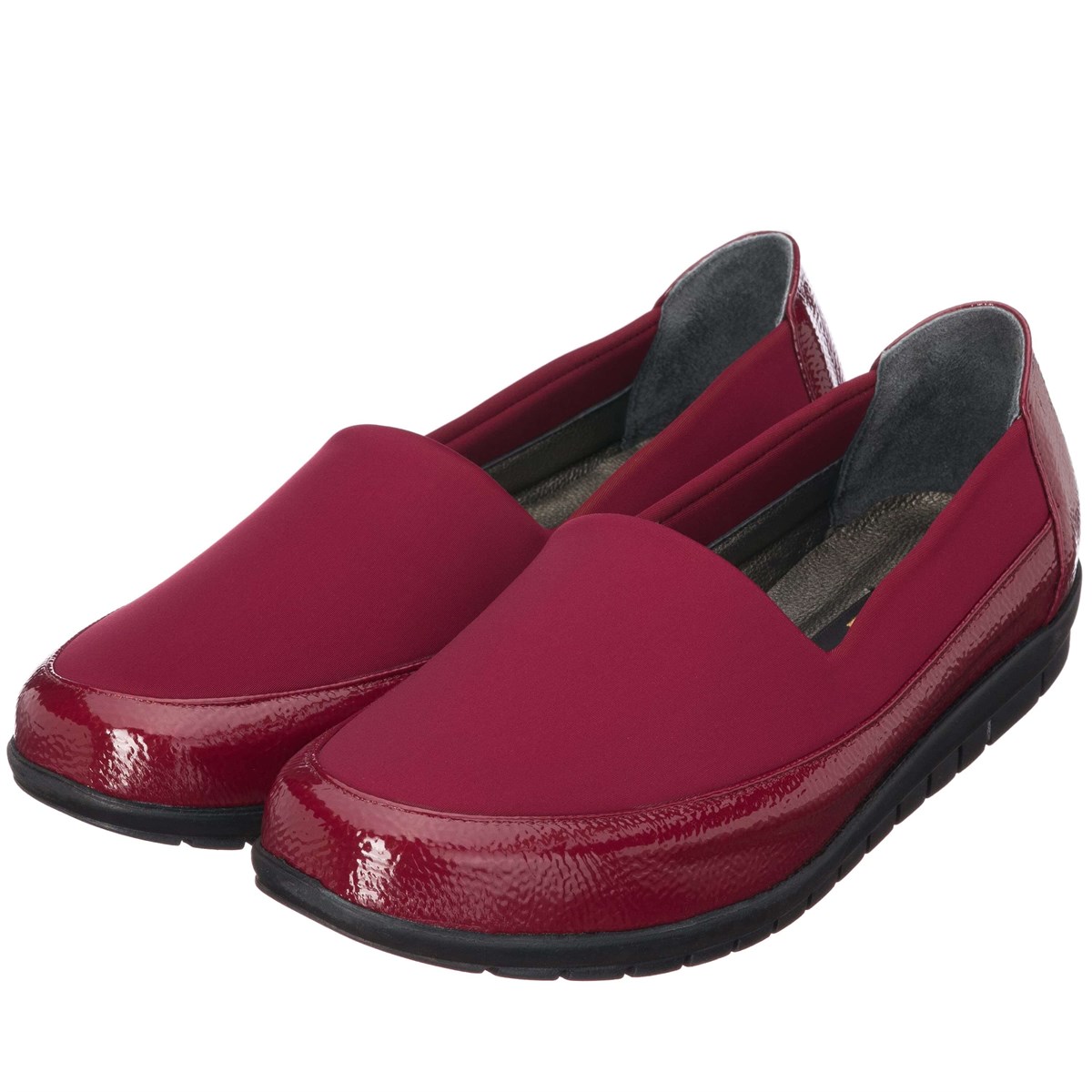 45 Numara 46 numara 47 Numara 48 numara 49 numara 50 numara Büyük Numara Kadın Babet Ayakkabı 1146-2 Bordo