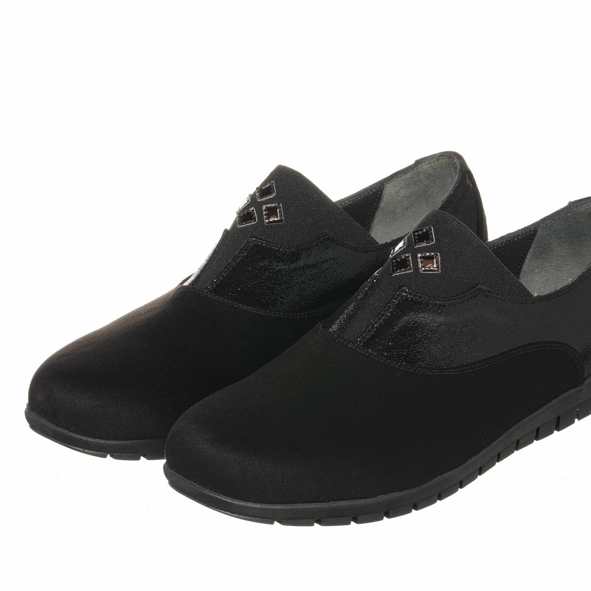 45 Numara 46 numara 47 Numara 48 numara 49 numara 50 numara Rahat Büyük Numara Kadın Ayakkabı DRL7033 Siyah