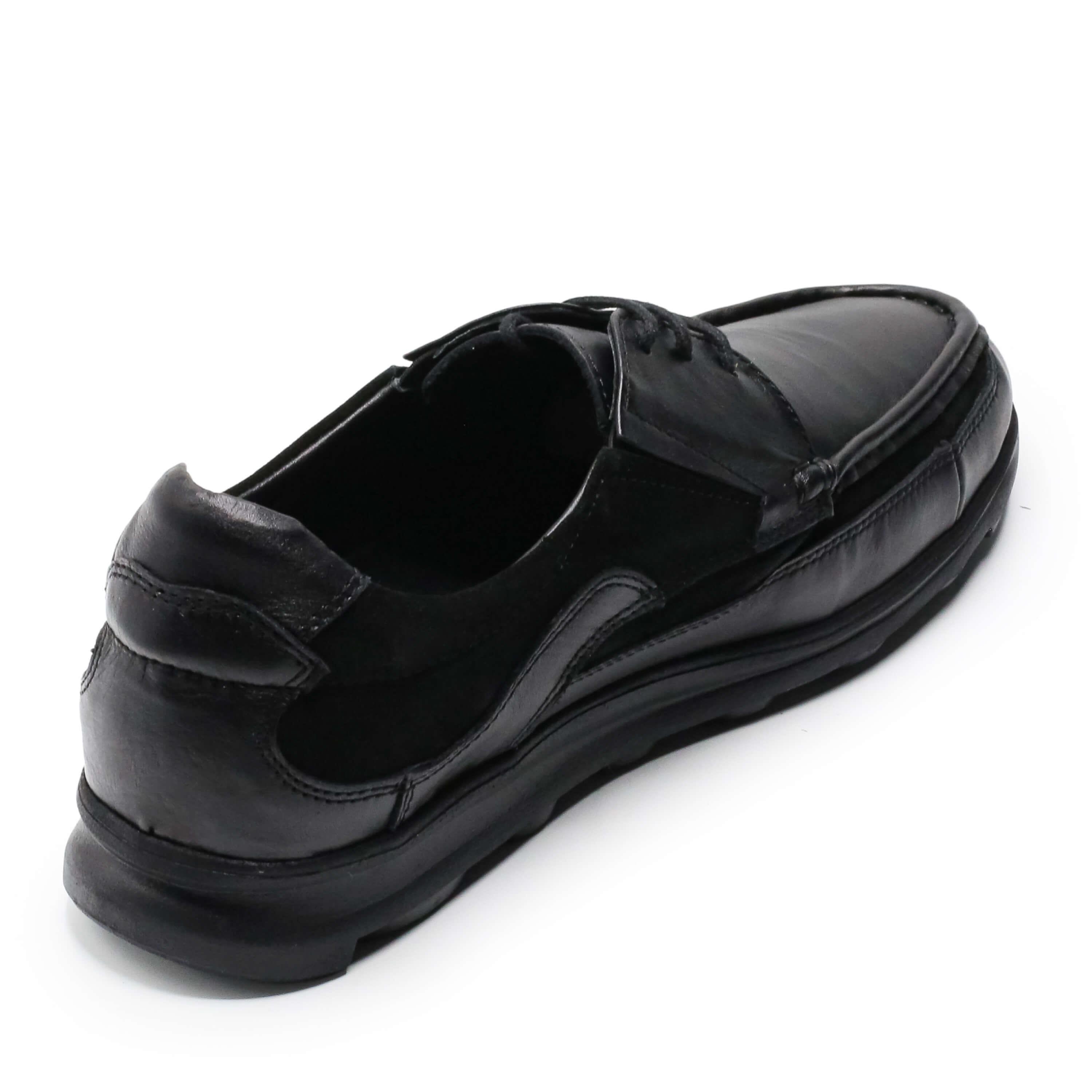 Günlük Ayakkabı  Ömer 207 Siyah Dana Derisi Rahat Şık  Kauçuk Taban Yeni Sezon El işçiliği - İRİADAM.com 