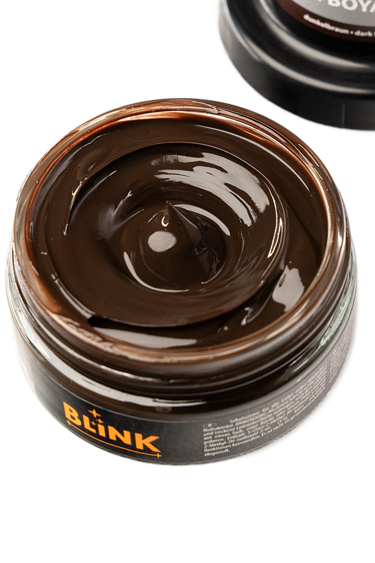 Blink Shoe Cream Koyu Kahverengi 50 ML Deri Boyası