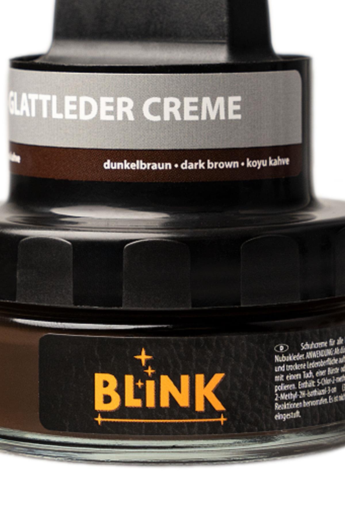 Blink Shoe Cream Koyu Kahverengi 50 ML Deri Boyası