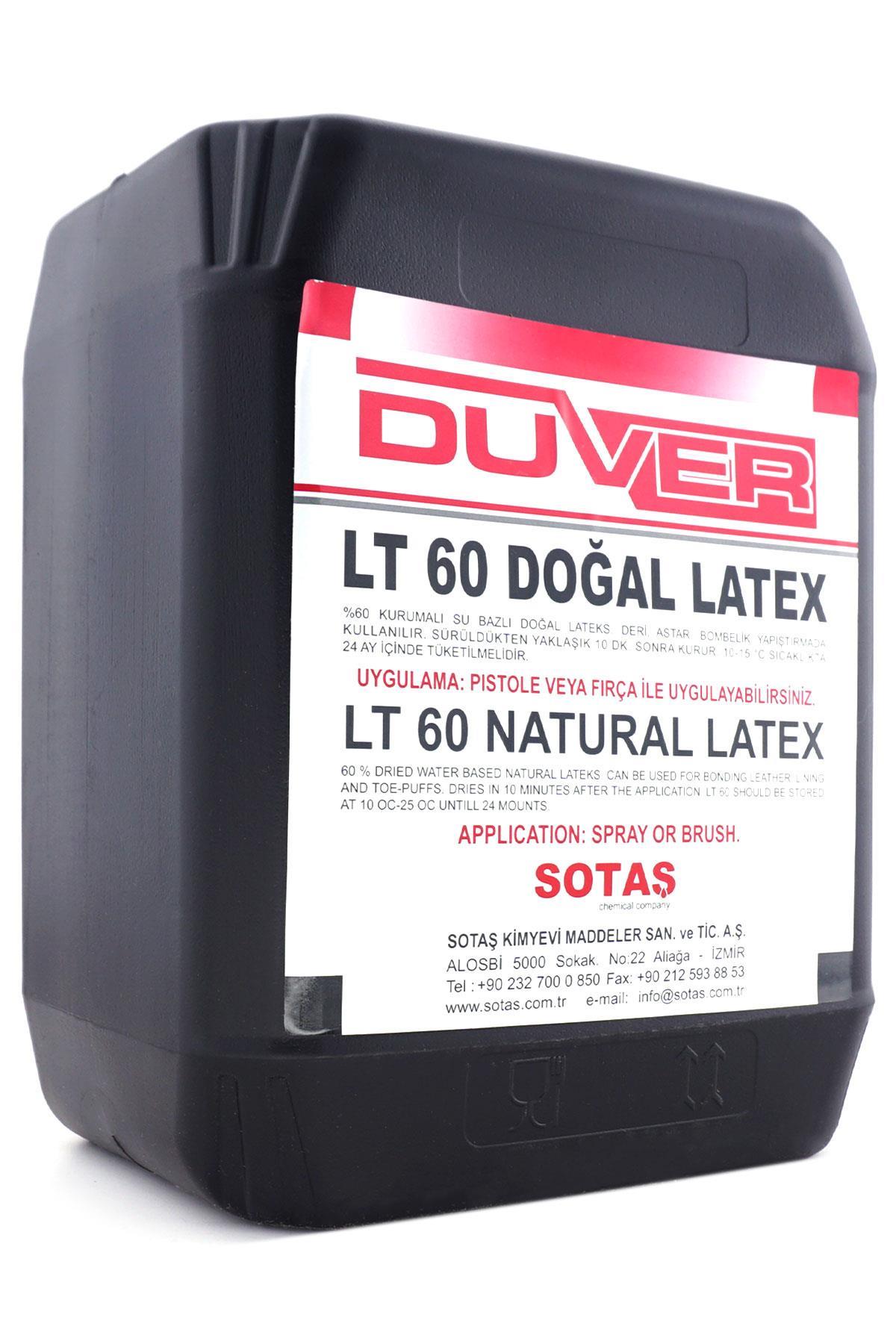Duver LT 60 Profesyonel Su Bazlı Doğal Latex Yapıştırıcı