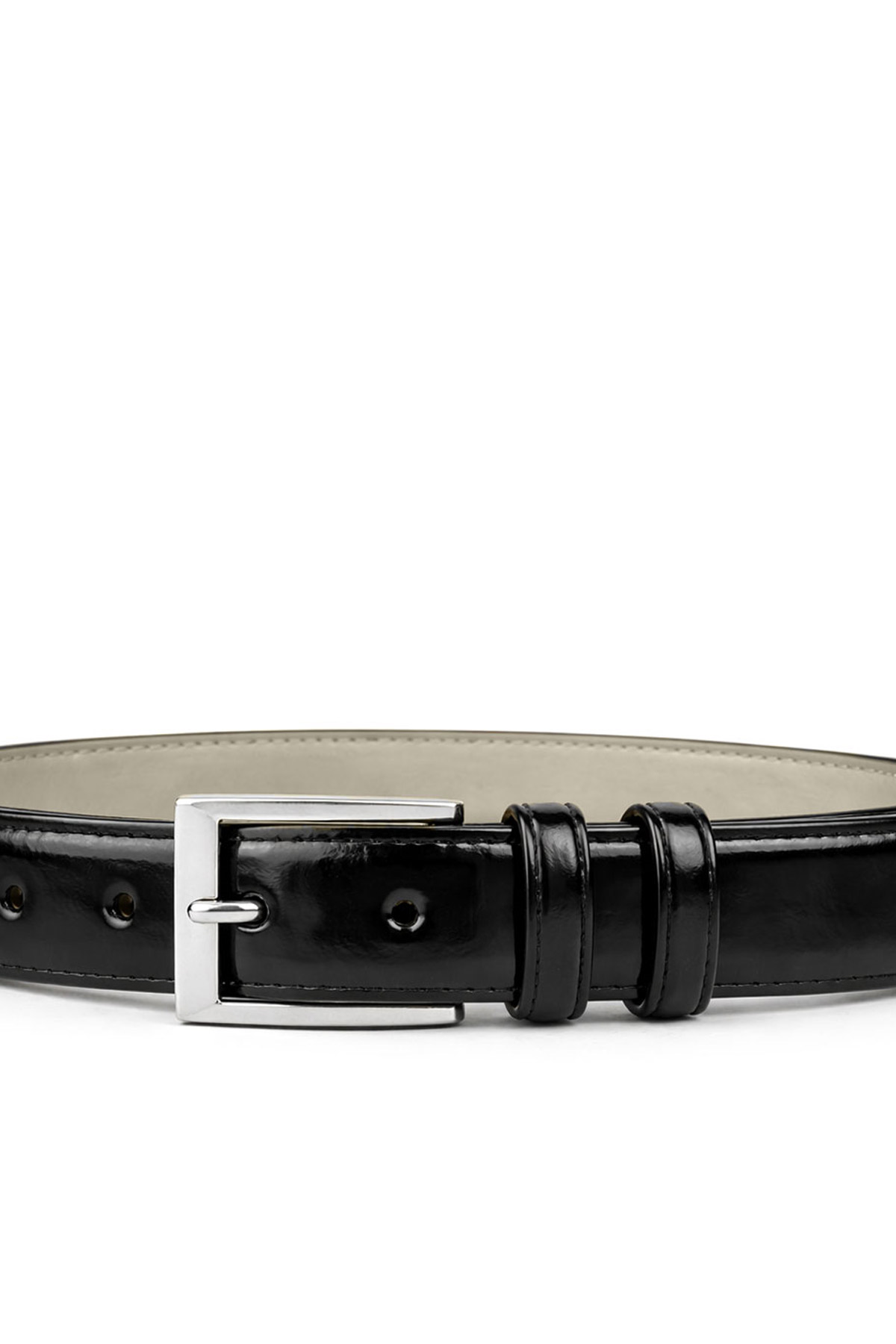 Rakerplus Siyah Rugan 3,5cm Erkek Çocuk Kemeri (85-110cm)
