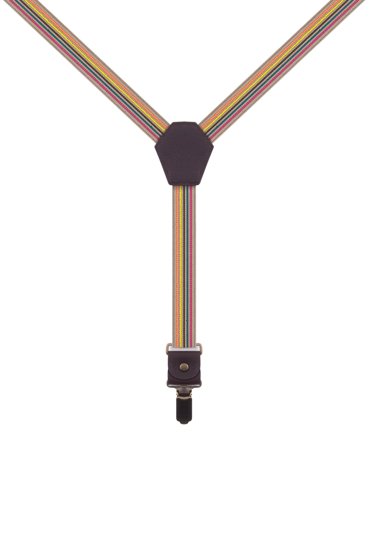 Rakerplus Ayarlanabilir Klipsli Çok Renkli Çocuk Kemer Pantolon Askısı