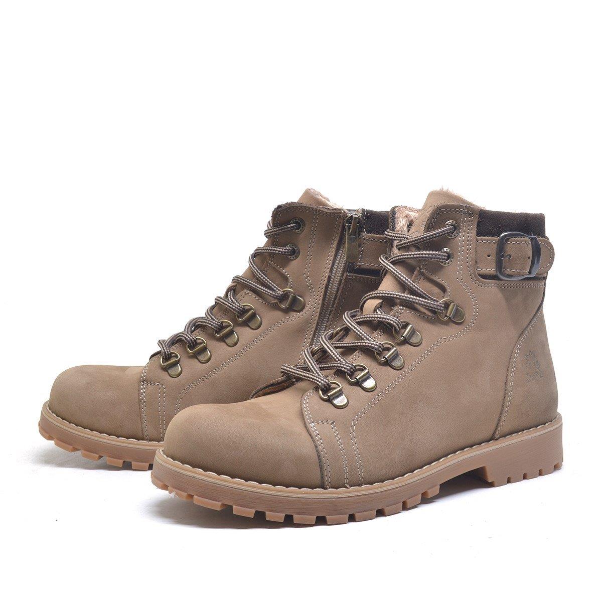 Rakerplus Griffon Hakiki Deri Vizon Fermuarlı Çocuk Bot