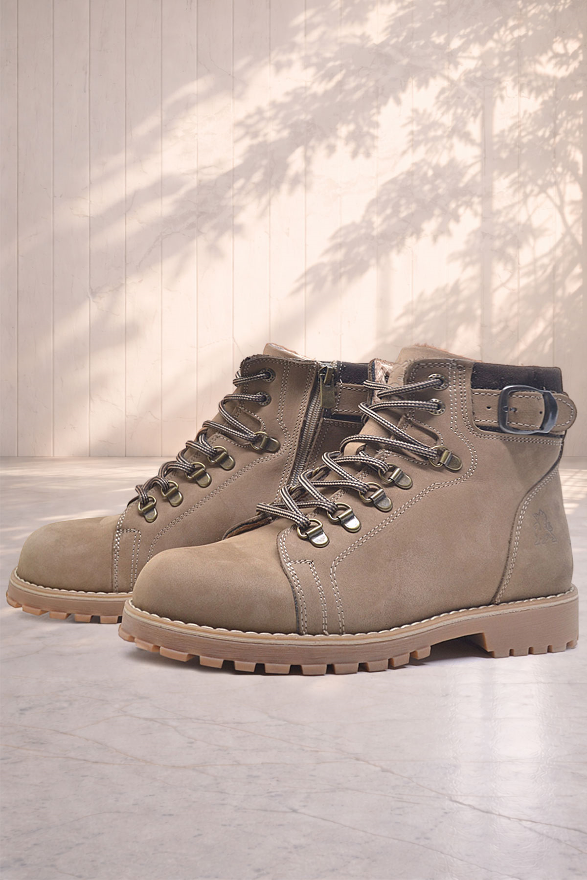 Rakerplus Griffon Hakiki Deri Vizon Fermuarlı Çocuk Bot