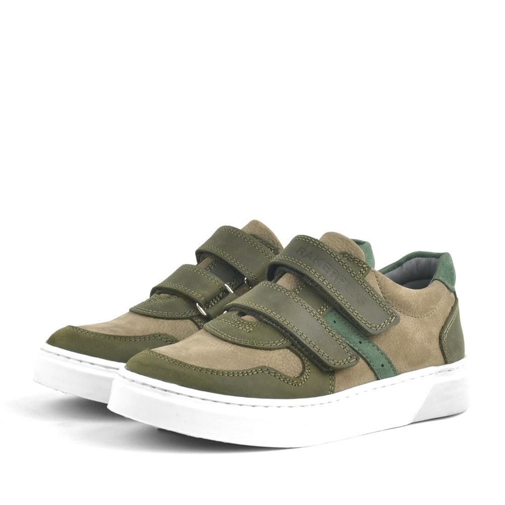 Rakerplus Hakiki Deri Haki Cırtlı Erkek Çocuk Sneaker