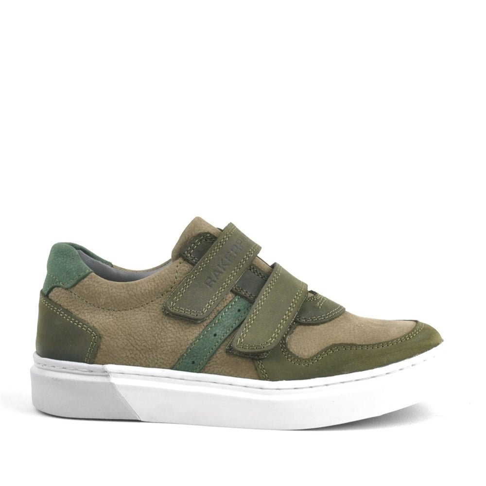 Rakerplus Hakiki Deri Haki Cırtlı Erkek Çocuk Sneaker
