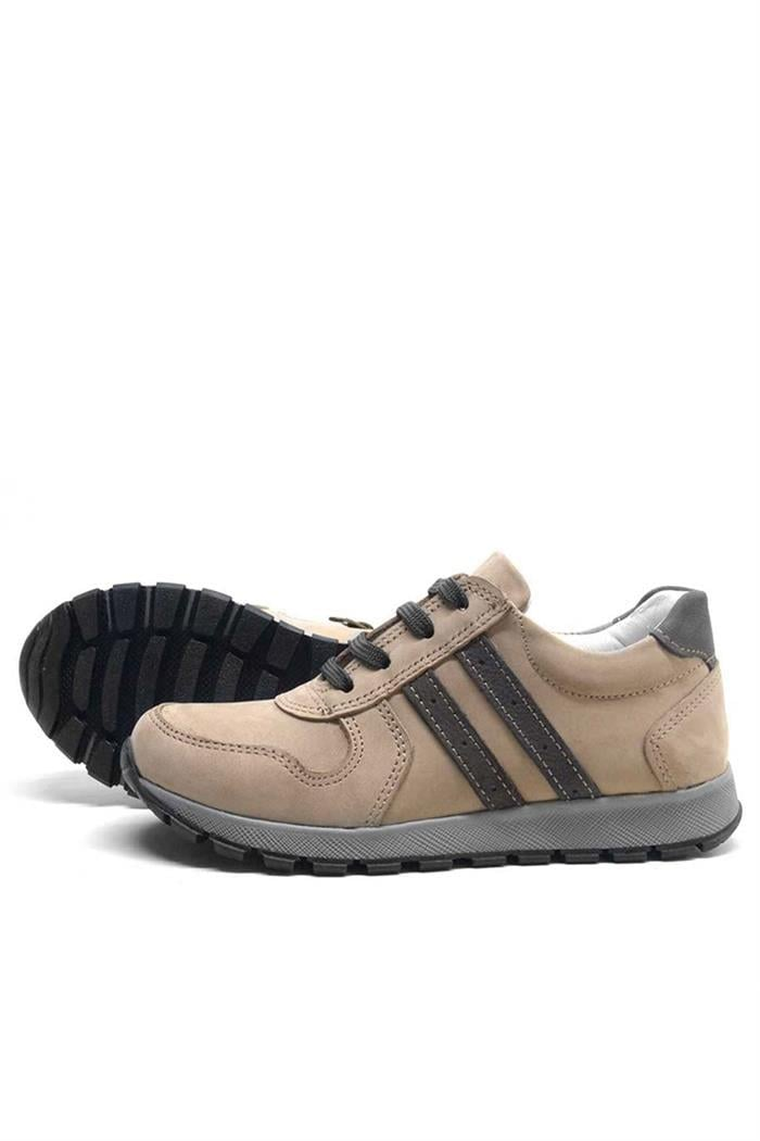Rakerplus Hakiki Deri Kum Fermuarlı Erkek Çocuk Spor Okul Ayakkabı