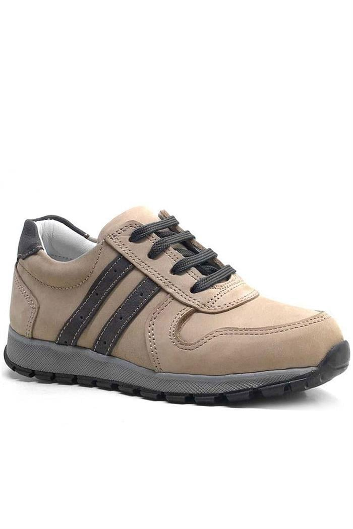 Rakerplus Hakiki Deri Kum Fermuarlı Erkek Çocuk Spor Okul Ayakkabı