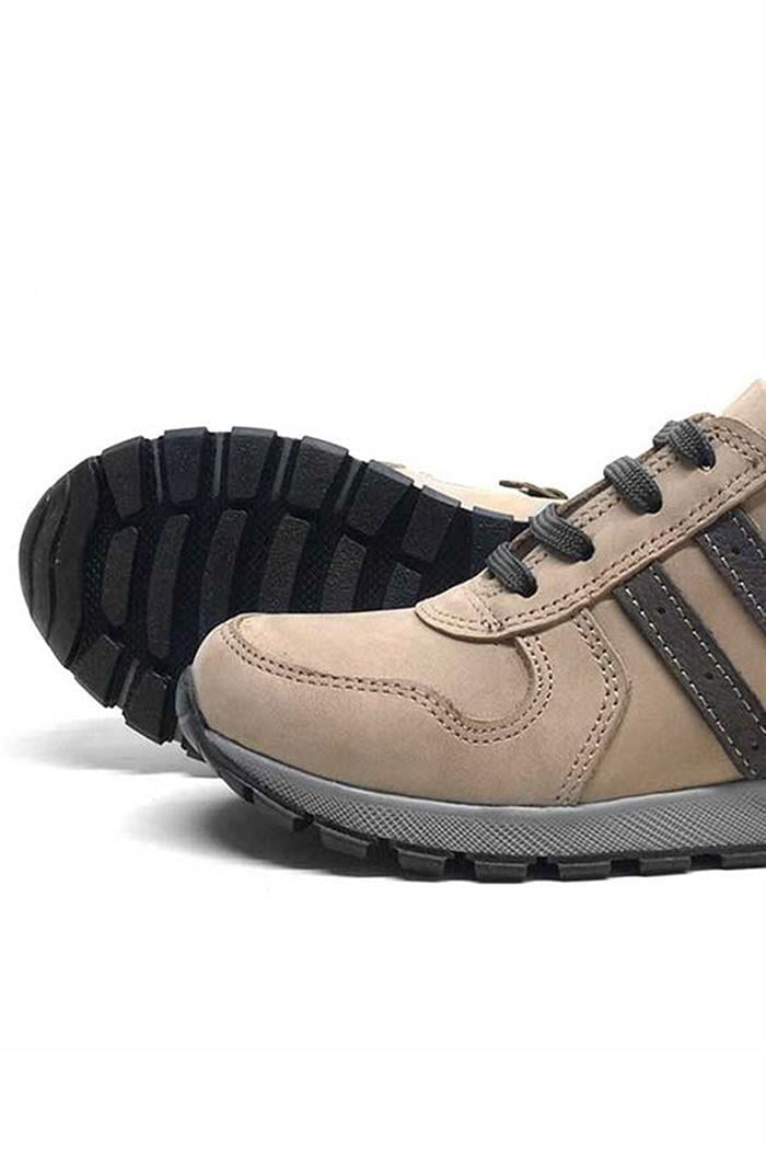 Rakerplus Hakiki Deri Kum Fermuarlı Erkek Çocuk Spor Okul Ayakkabı