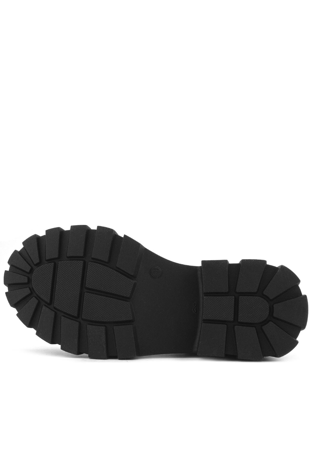 Rakerplus Hakiki Deri Siyah Kırışık Rugan Oxford Çocuk Günlük Ayakkabı