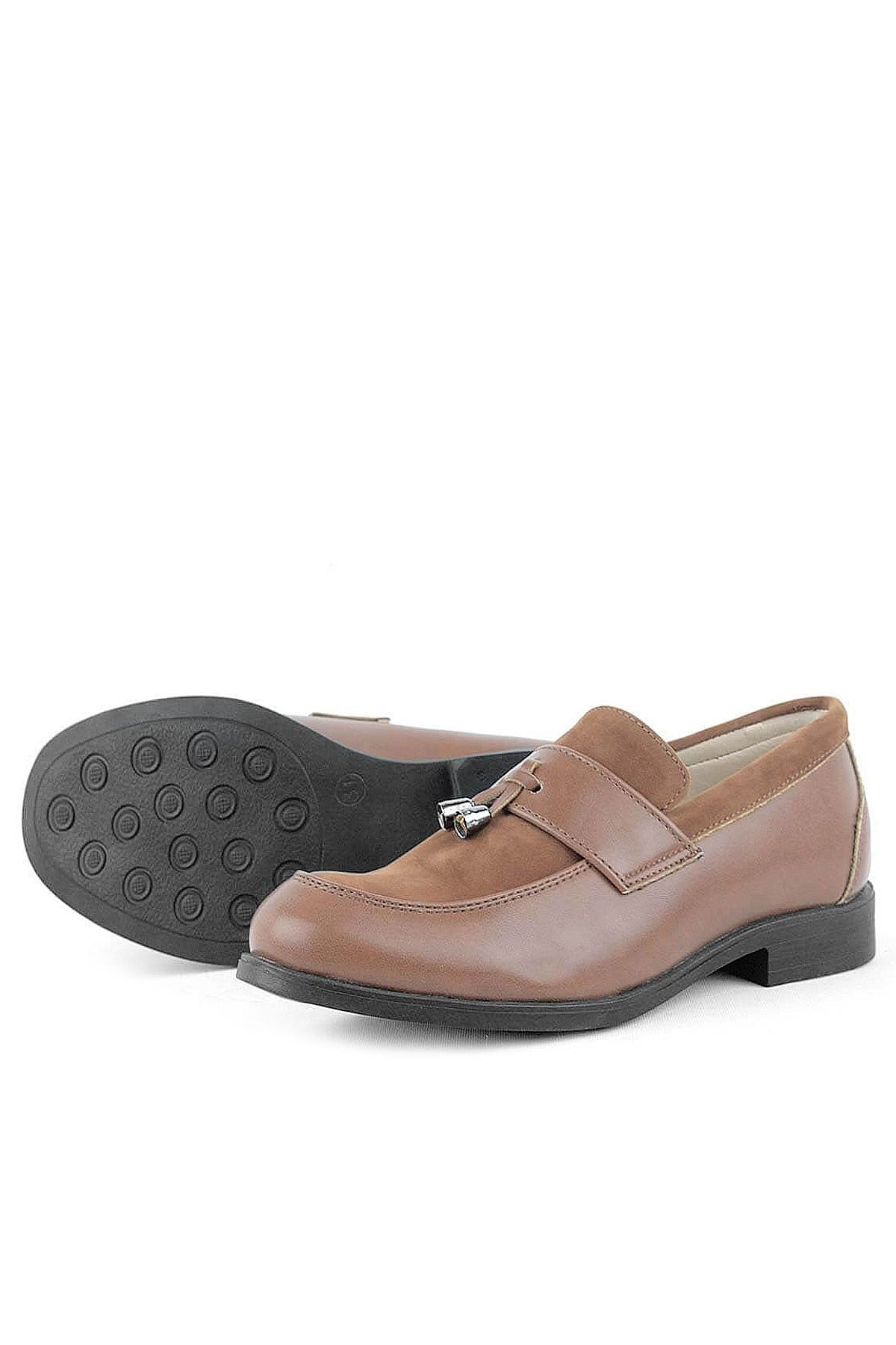 Rakerplus Taba Klasik Loafer Erkek Çocuk Ayakkabı