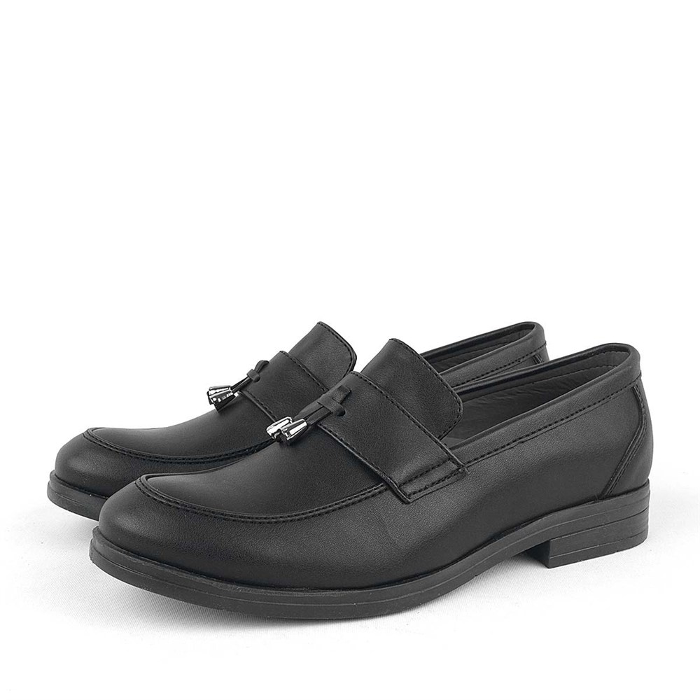 Rakerplus Loafer Siyah Erkek Klasik Çocuk Ayakkabı