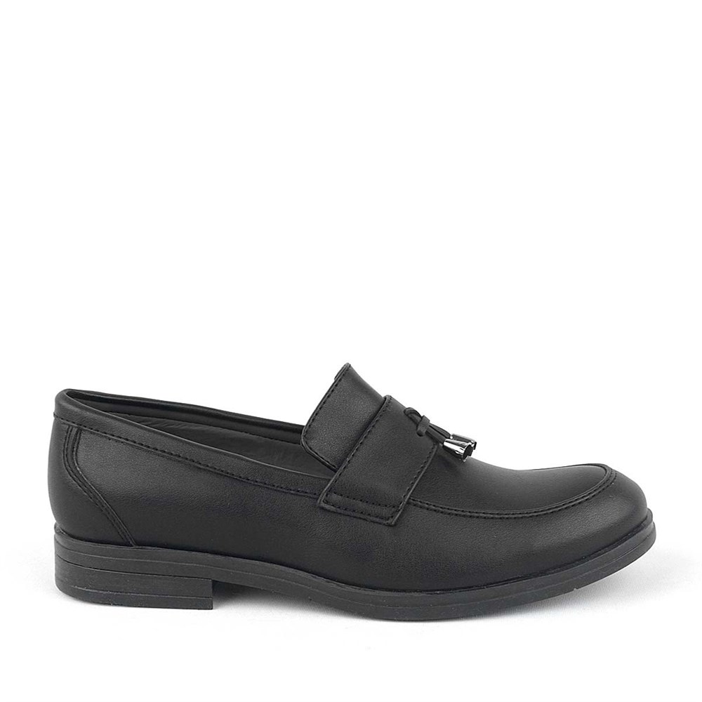 Rakerplus Loafer Siyah Erkek Klasik Çocuk Ayakkabı