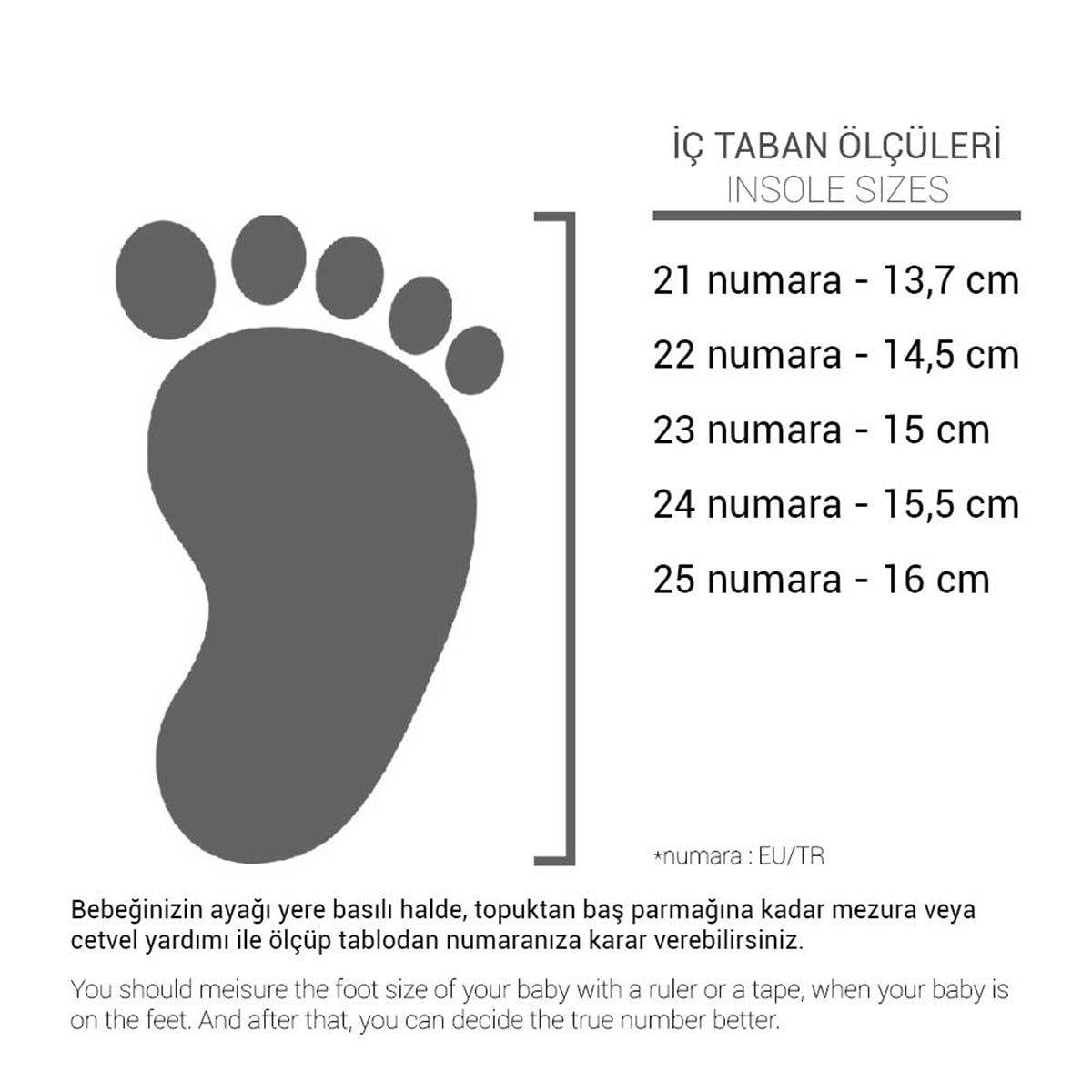 Rakerplus Paw Hakiki Deri Mavi Cırtlı Bebek Spor Ayakkabı Sneaker